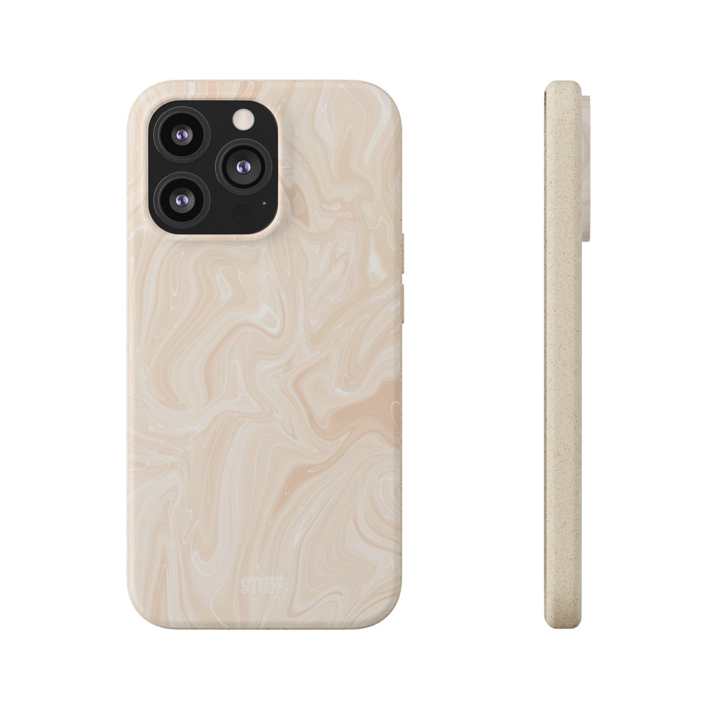 Liquid Marble Case | Coque Eco-Friendly en Bambou et Bioplastique Effet Marbré - Disponible avec Emballage Cadeau