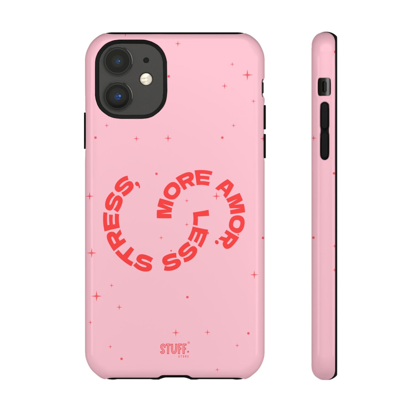 More Amor Case | Coque résistante double protection avec phrase Bienveillante