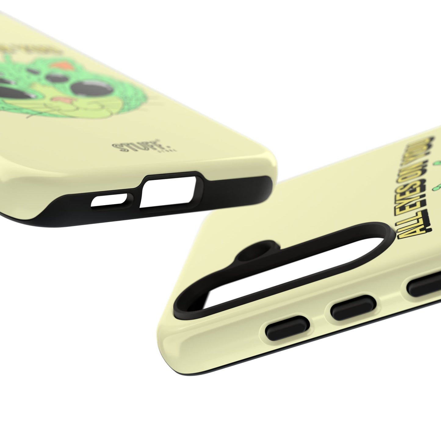 All Eyes on You Case | Coque résistante double protection avec Design Alien drôle