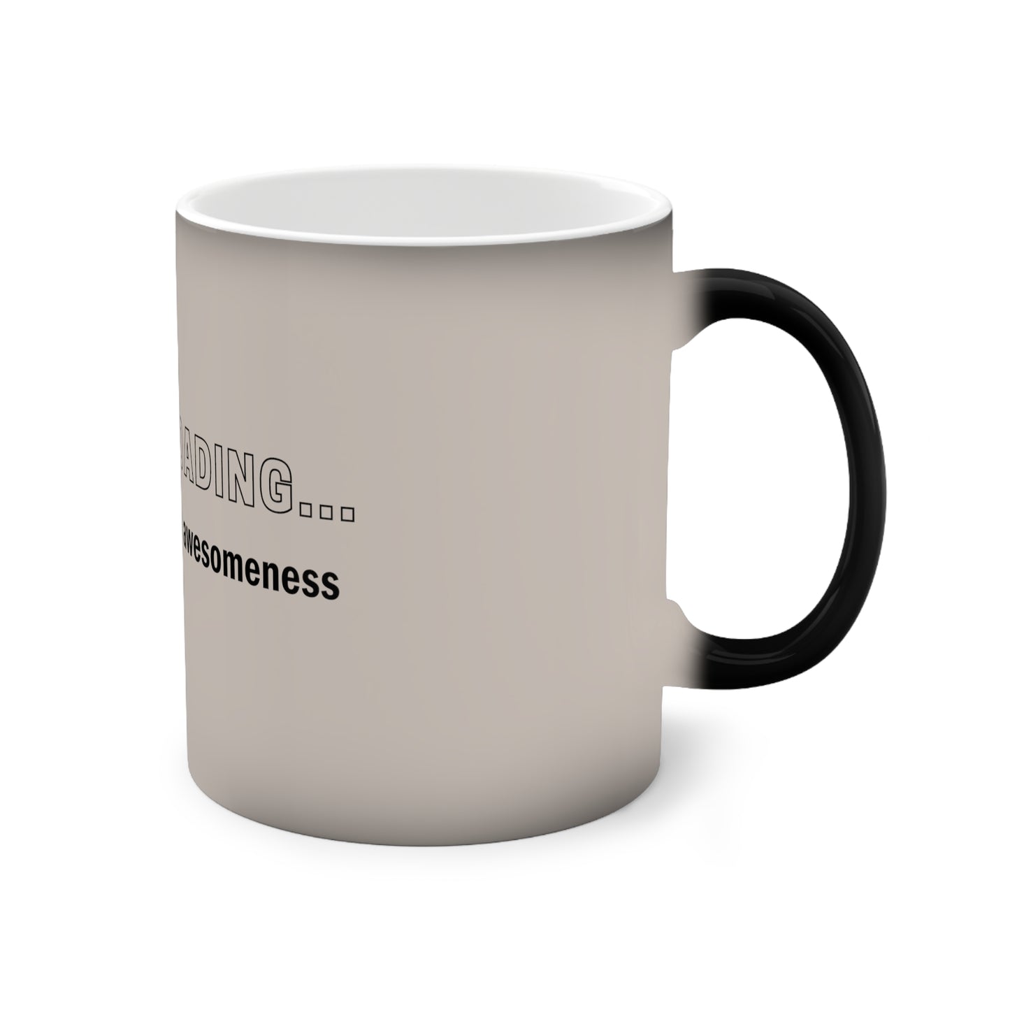 Caffeine Loading... Cup | Mug magique thermoréactif avec phrase motivante – 330ml
