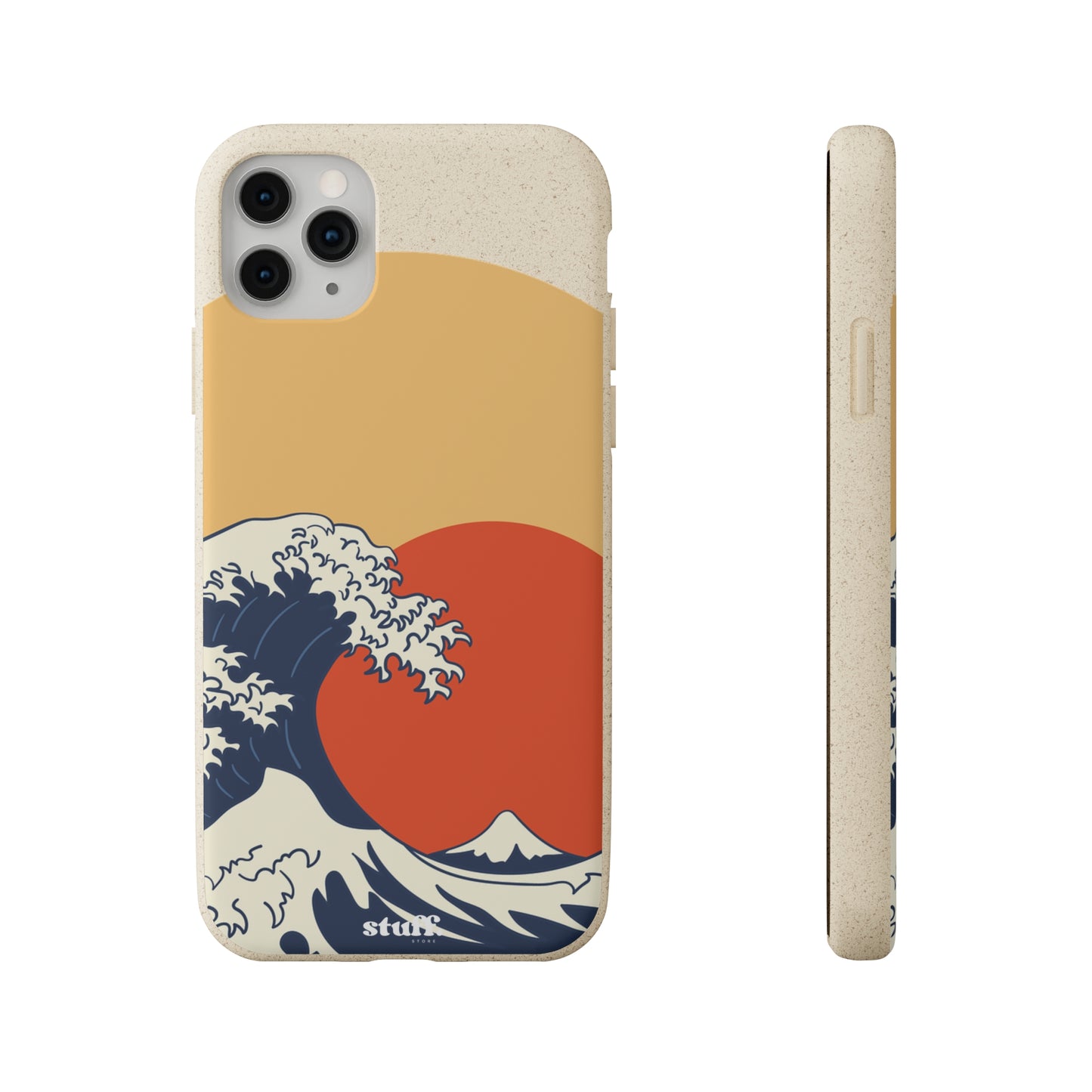 La Grande Vague | biodegradable shell in bamboo and bioplastic - inspired by Japanese art