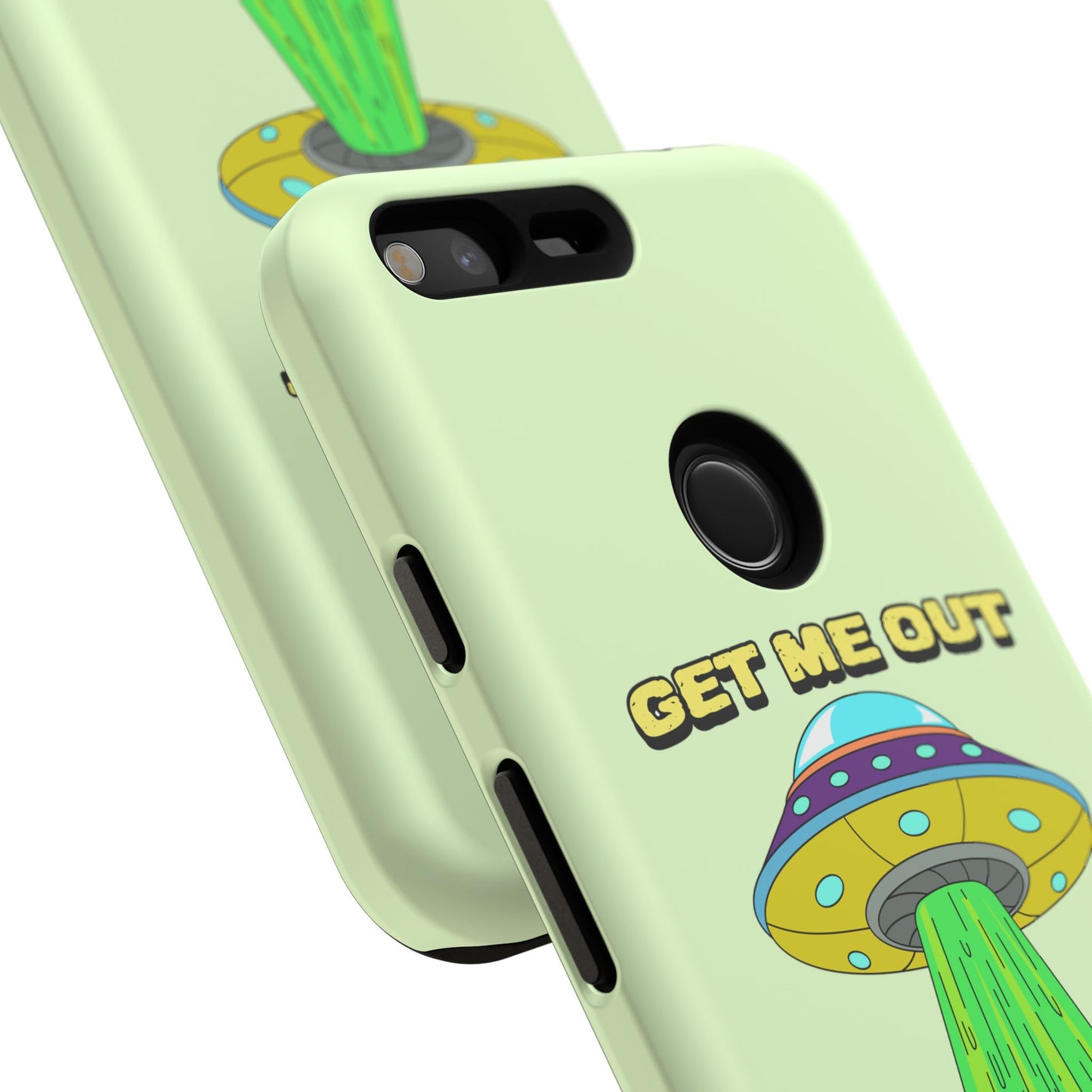 Get Me Out of Here | Coque résistante anti-choc — Vert Menthe