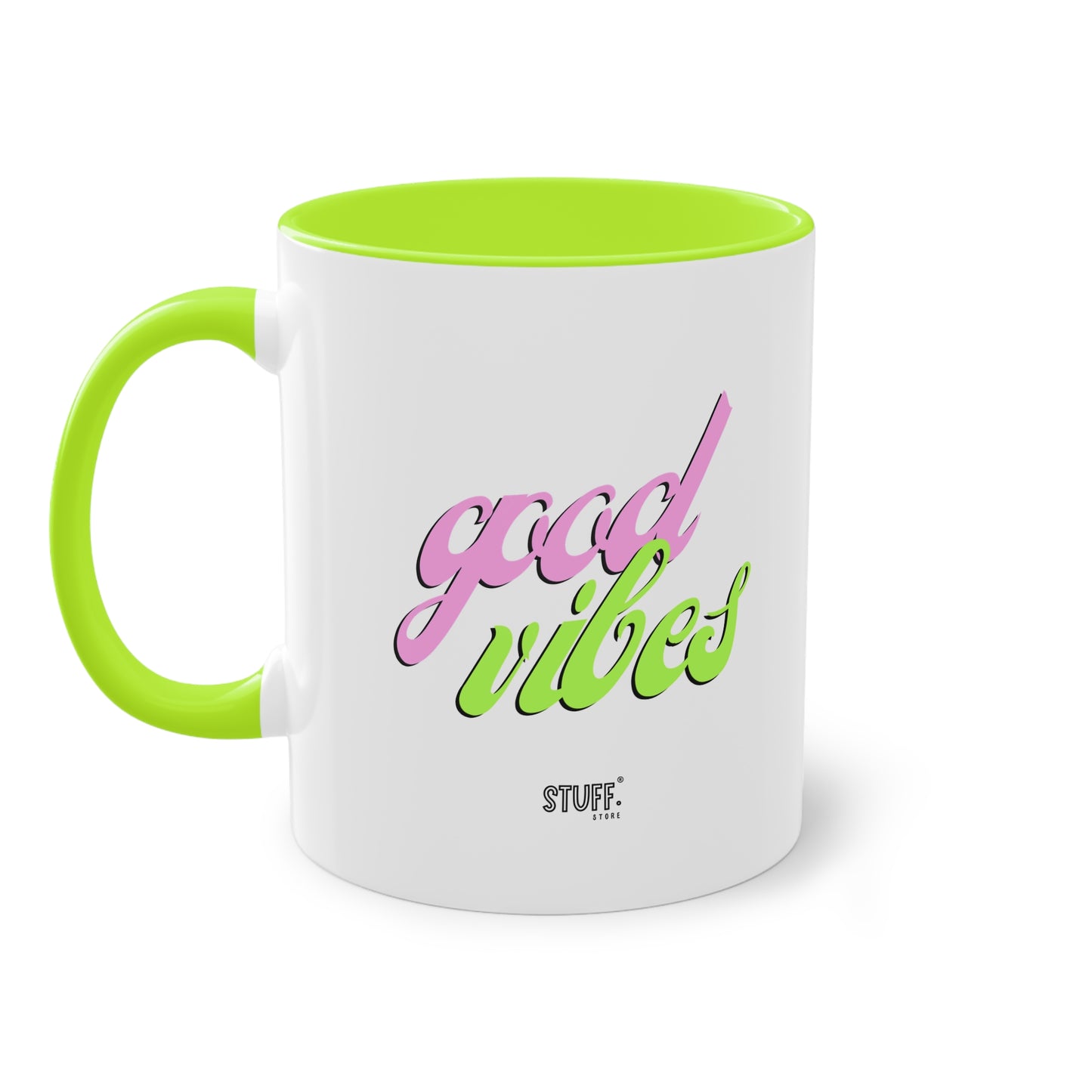 Good Vibes Cup | Mug bicolore en céramique - 330ml