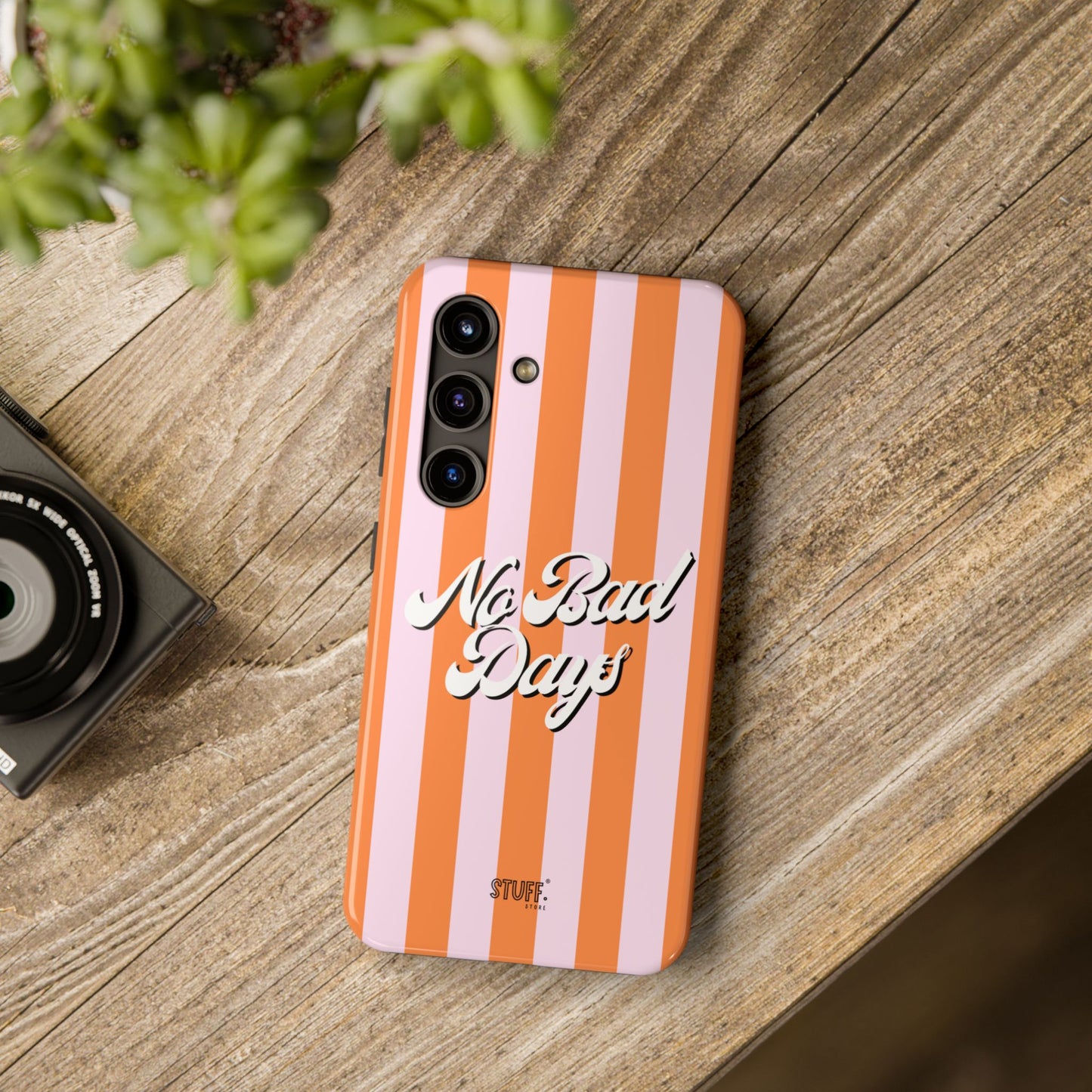 No Bad Days Case | Coque résistante double protection avec phrase positive