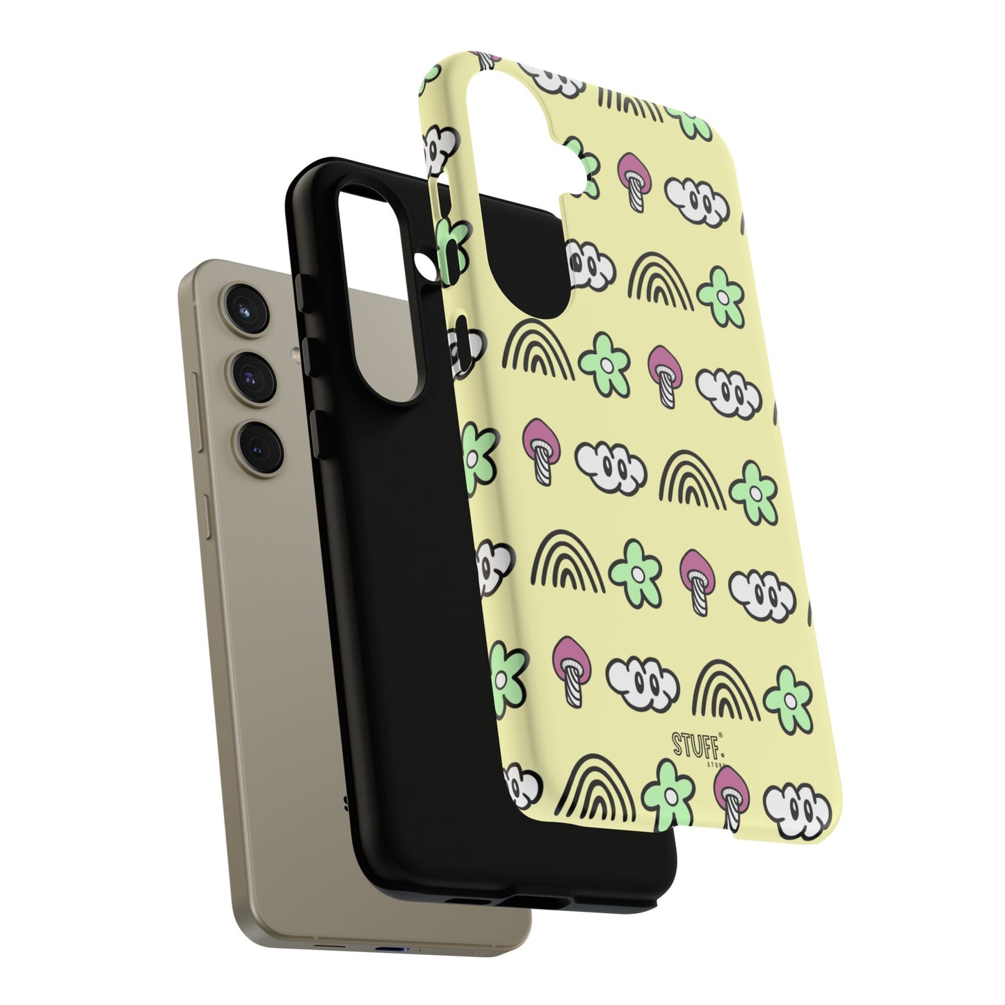 Pixie Case | Coque résistante double protection — Collection Pixie — Jaune