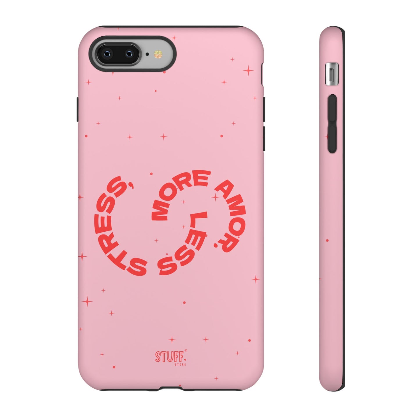 More Amor Case | Coque résistante double protection avec phrase Bienveillante