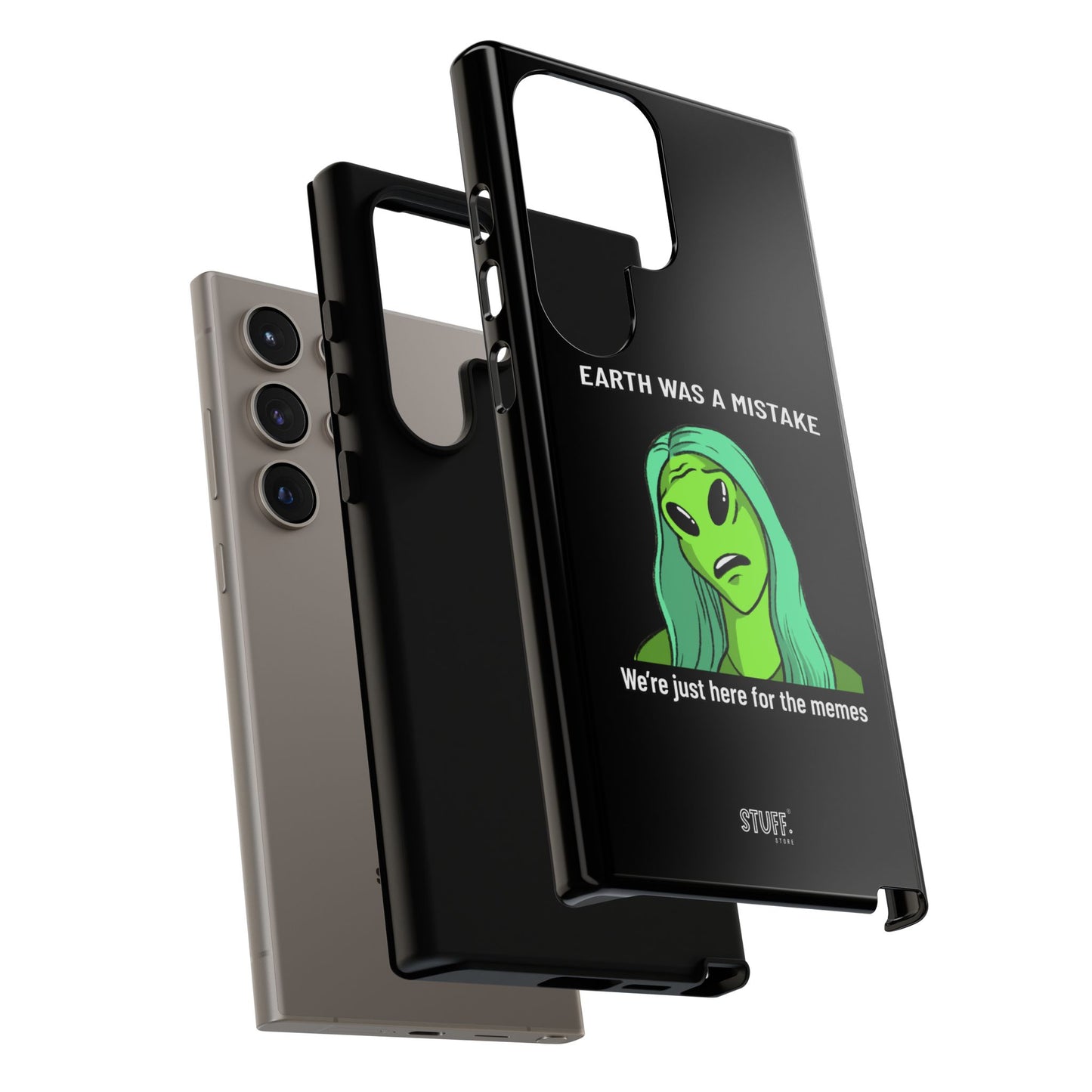 Meme Liking Alien Case | Coque résistante double protection pour les amateurs de Pop Culture