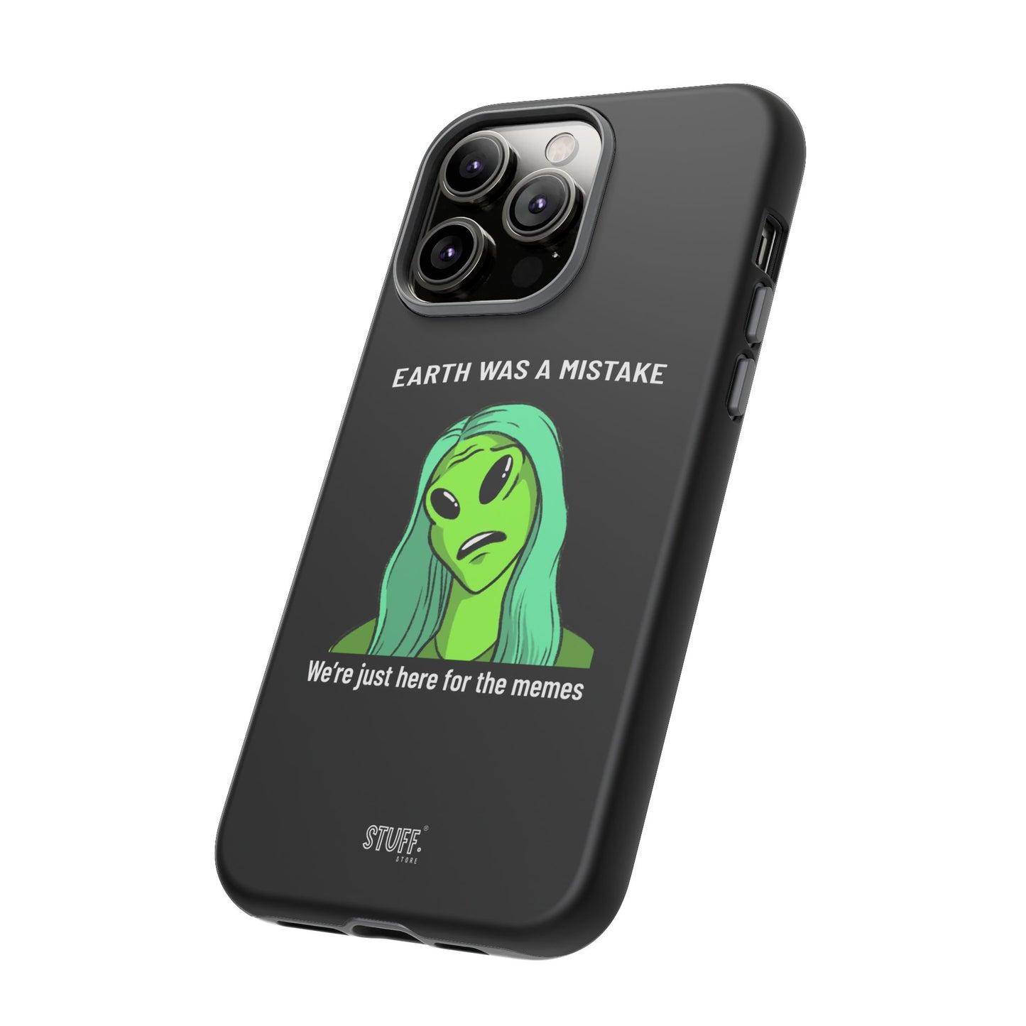 Meme Liking Alien Case | Coque résistante double protection pour les amateurs de Pop Culture