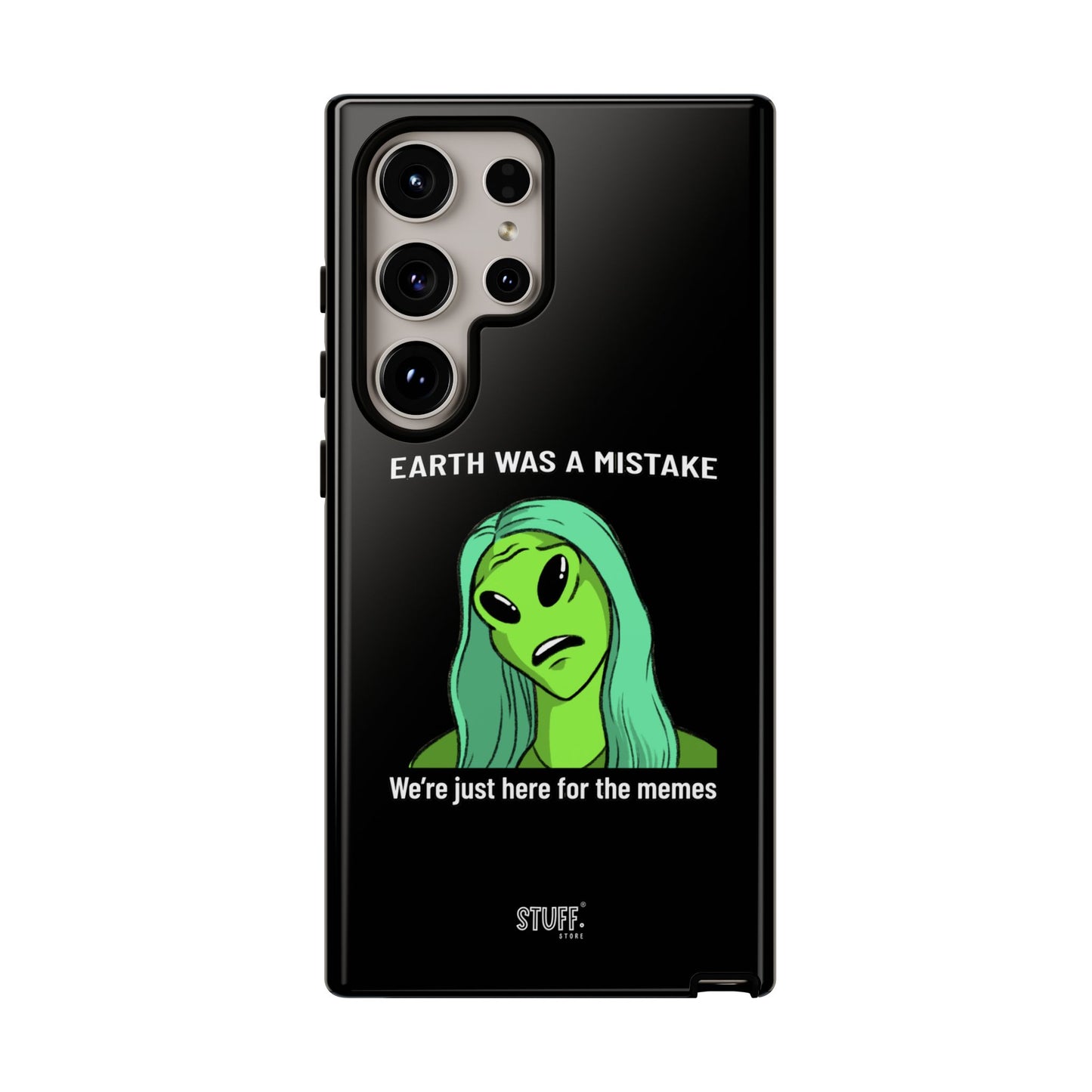 Meme Liking Alien Case | Coque résistante double protection pour les amateurs de Pop Culture
