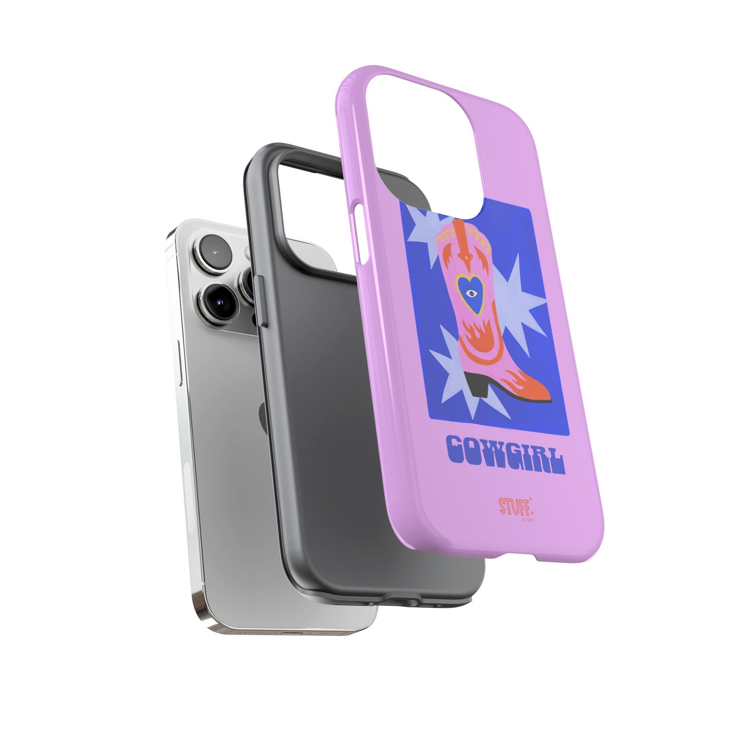 Cowgirl Case | Cose résistante double protection avec Design Western