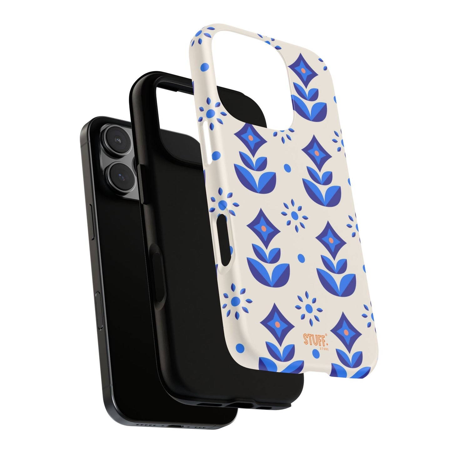 Floral Case | Coque résistante double protection avec Design Fleuri
