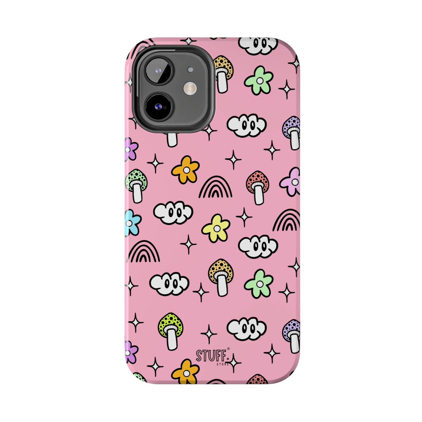 Pixie Case | Coque résistante double protection | Pixie Collection - Pink Matte Effect