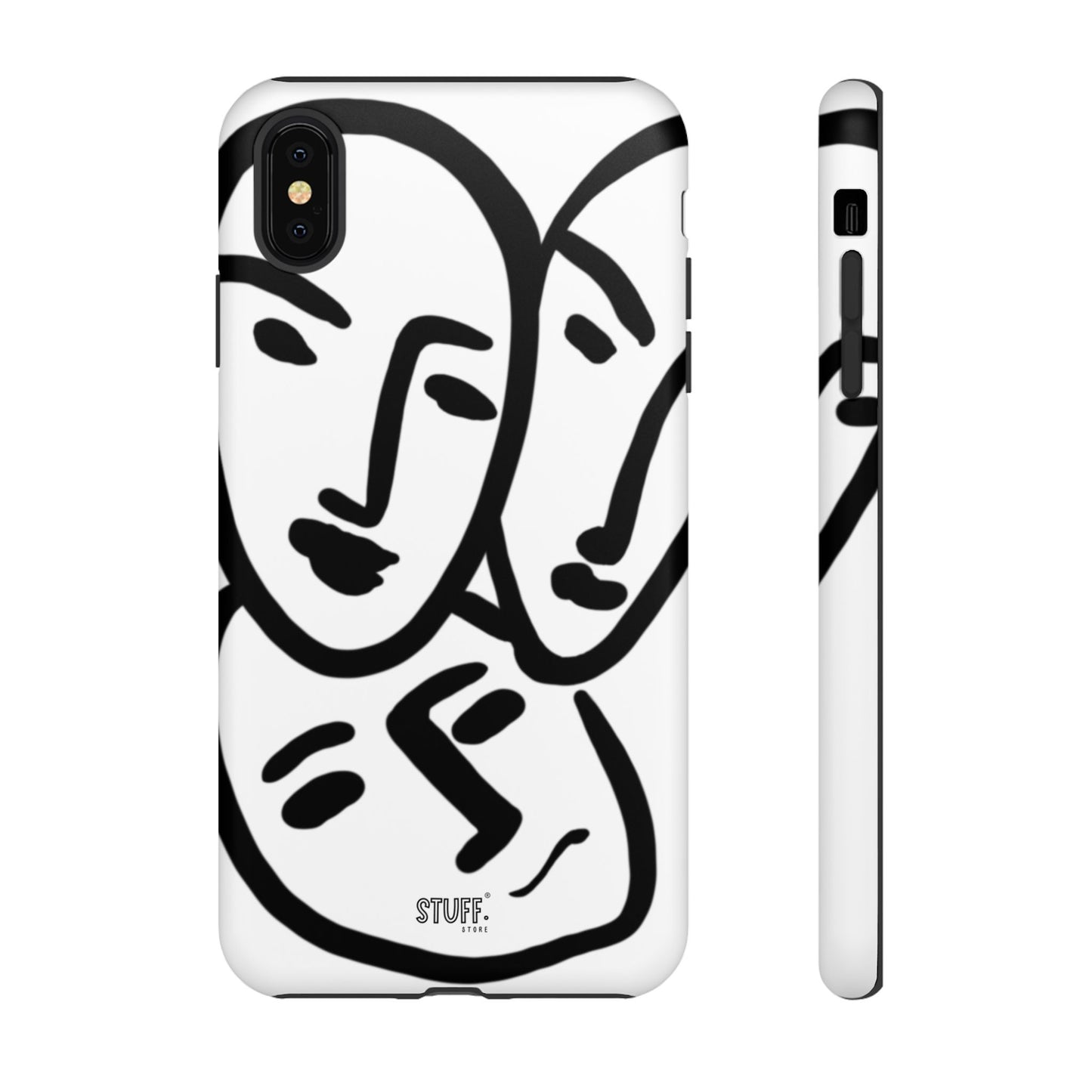 Les Trois Visages | Coque résistante double protection — inspiration Matisse