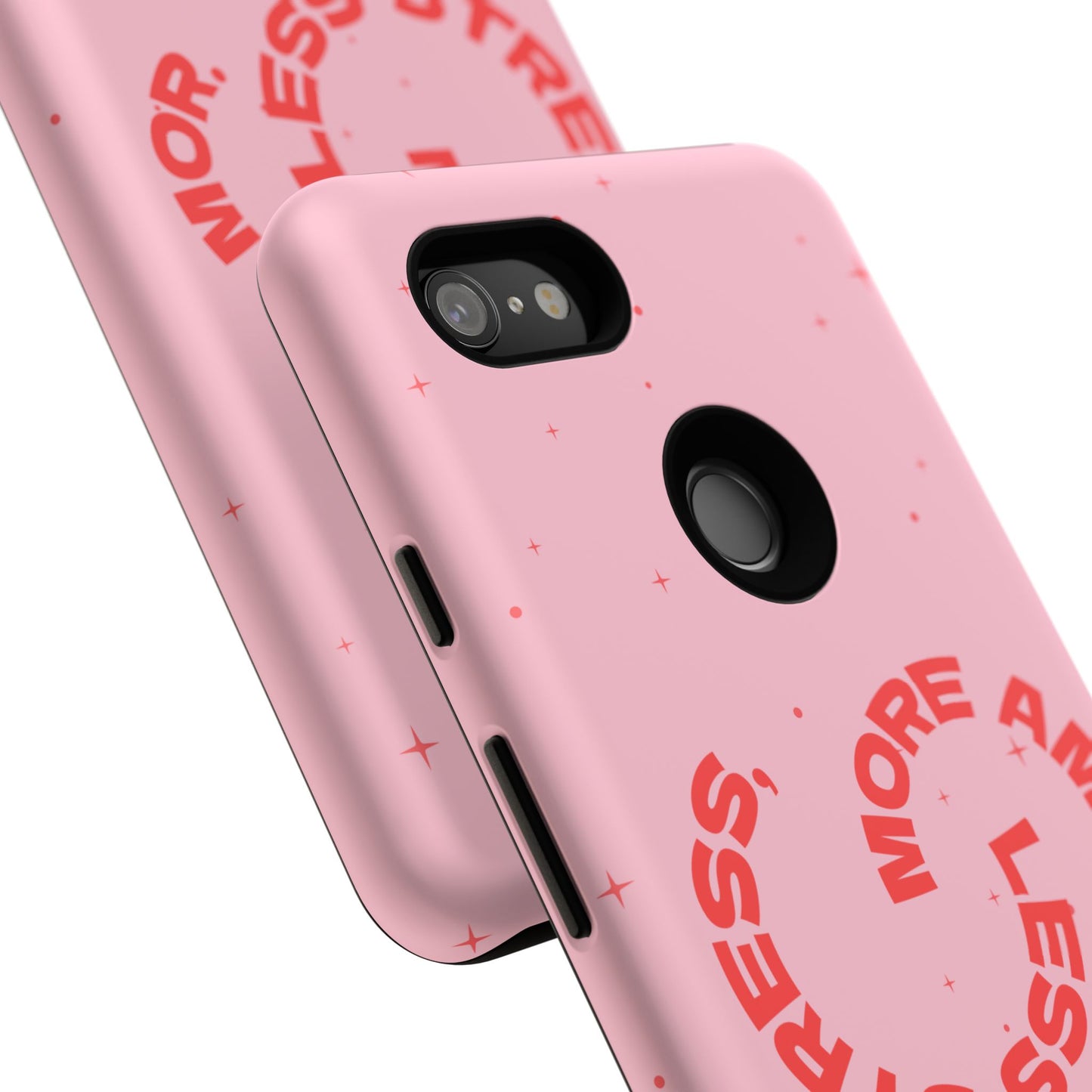 More Amor Case | Coque résistante double protection avec phrase Bienveillante