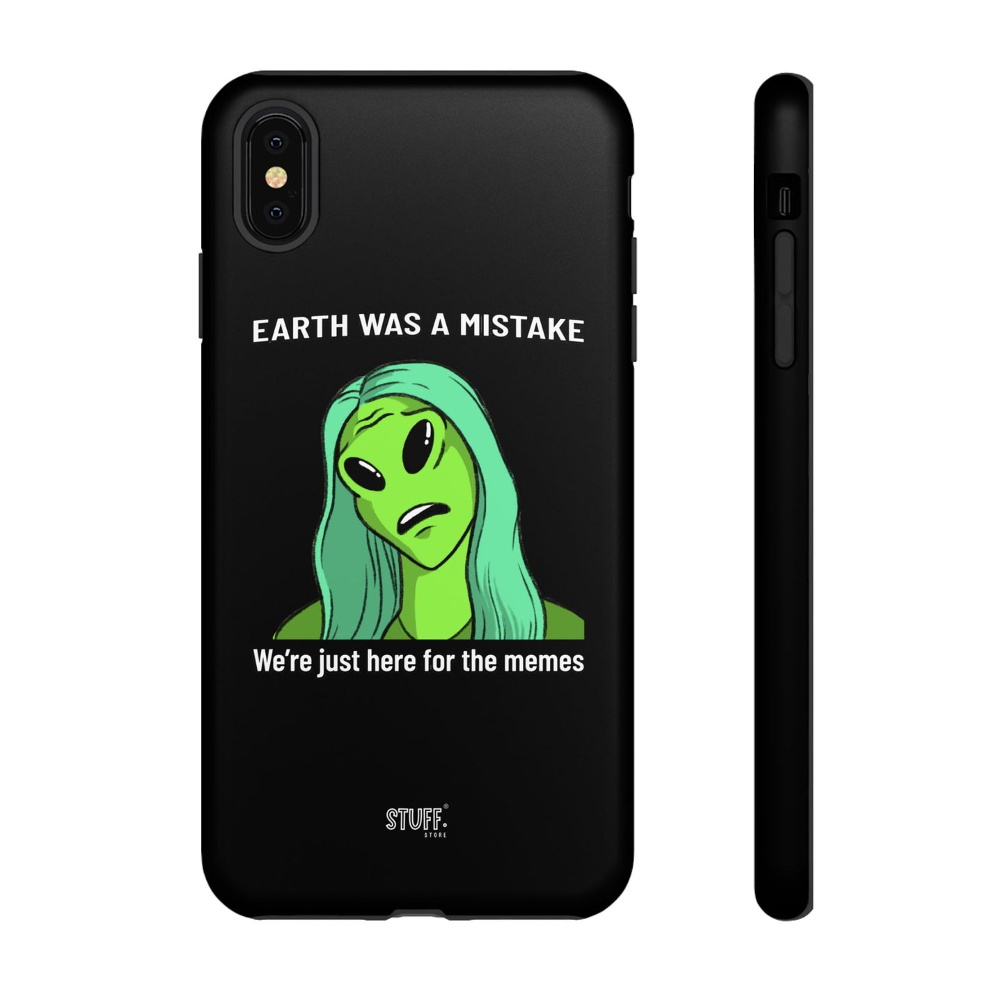 Meme Liking Alien Case | Coque résistante double protection pour les amateurs de Pop Culture