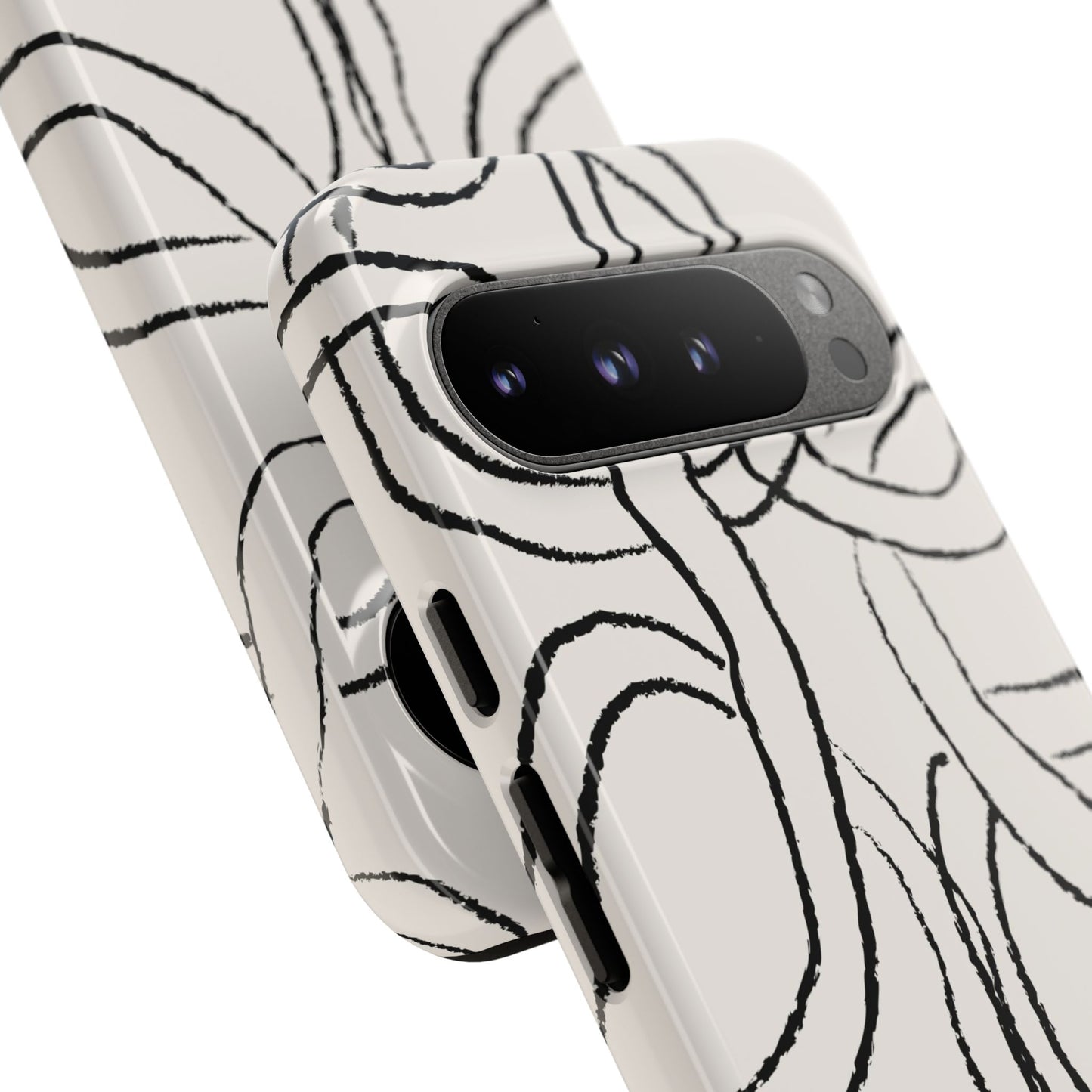Doodly Case | Coque résistante double protection avec Design Gribouillis Minimaliste