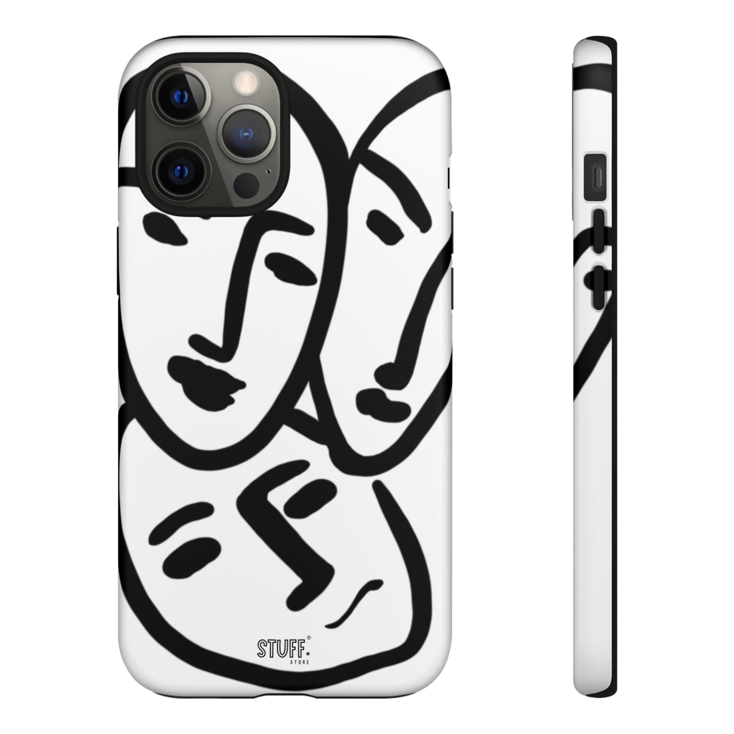 Les Trois Visages | Coque résistante double protection — inspiration Matisse