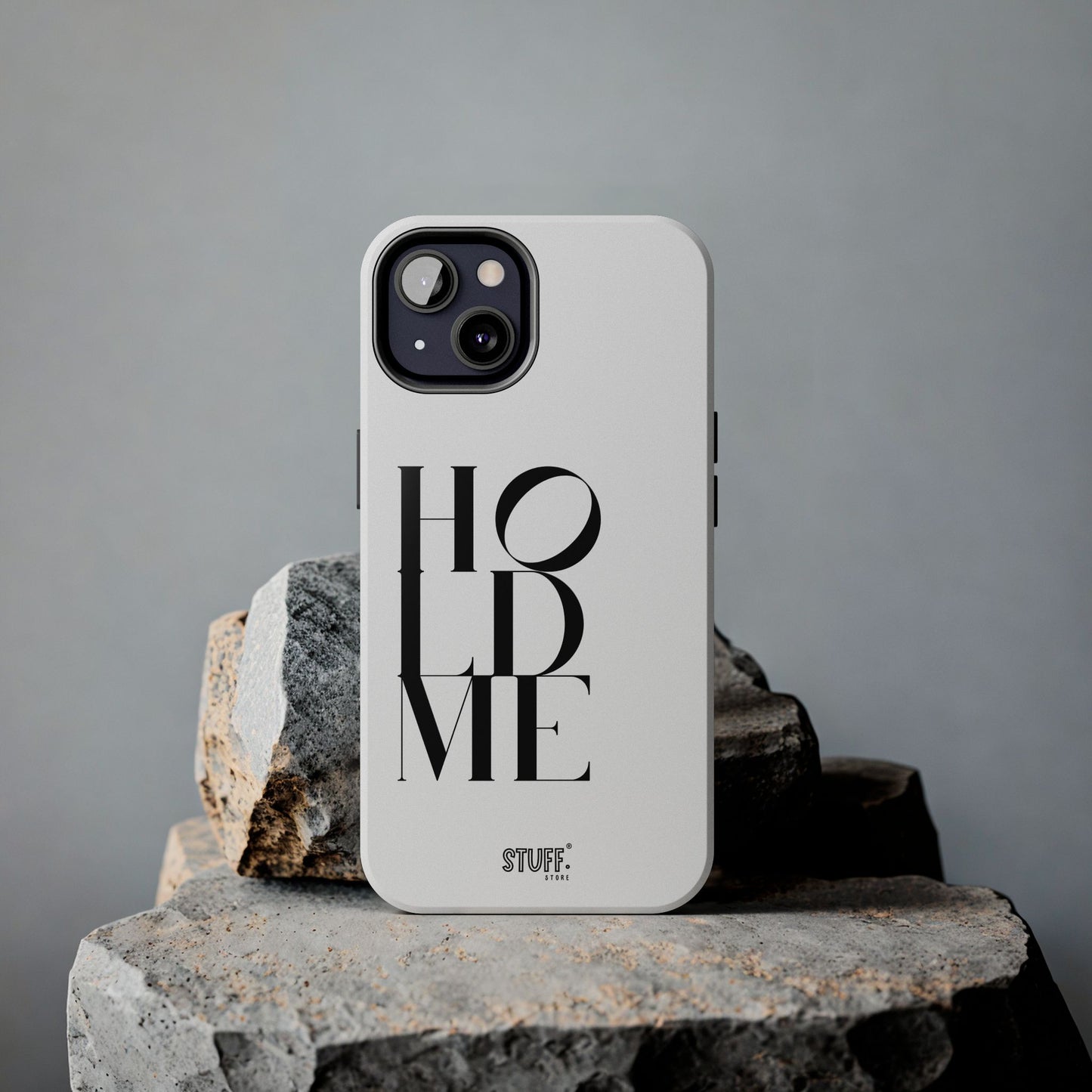 Hold Me | Coque résistante et durable avec Design épuré Monochrome