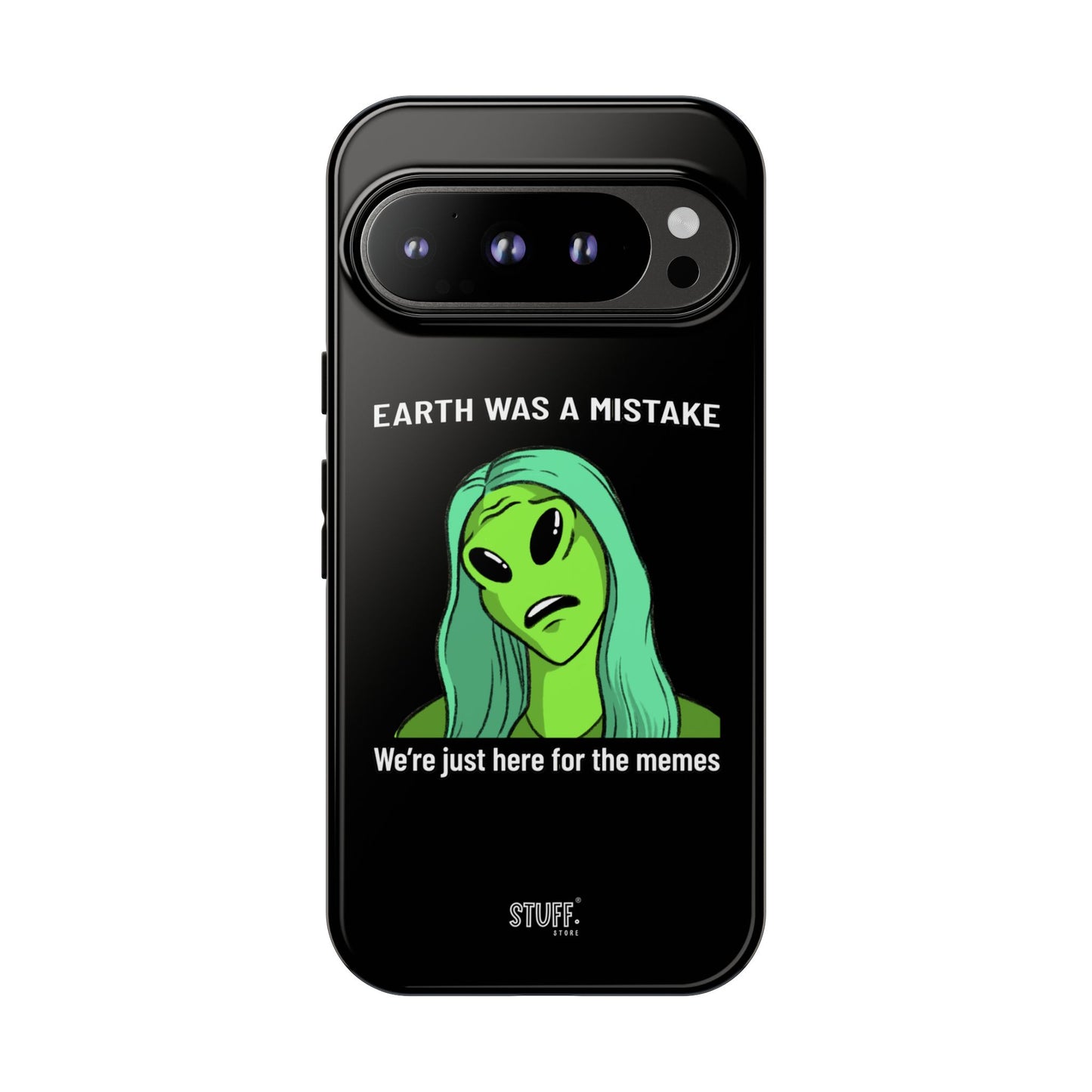 Meme Liking Alien Case | Coque résistante double protection pour les amateurs de Pop Culture