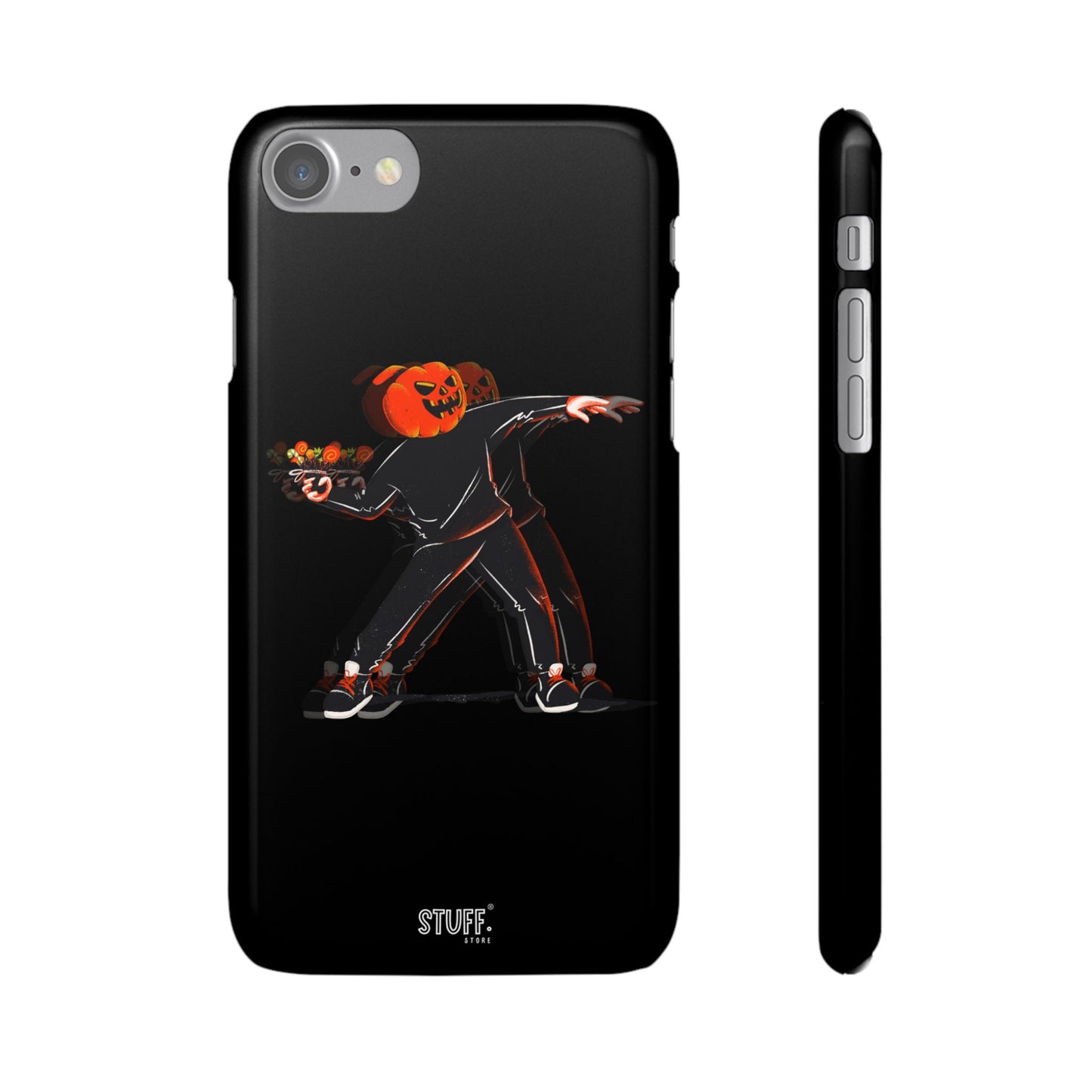 Pumpksy | Coque snap légère et résistante inspiration Banksy – Noir