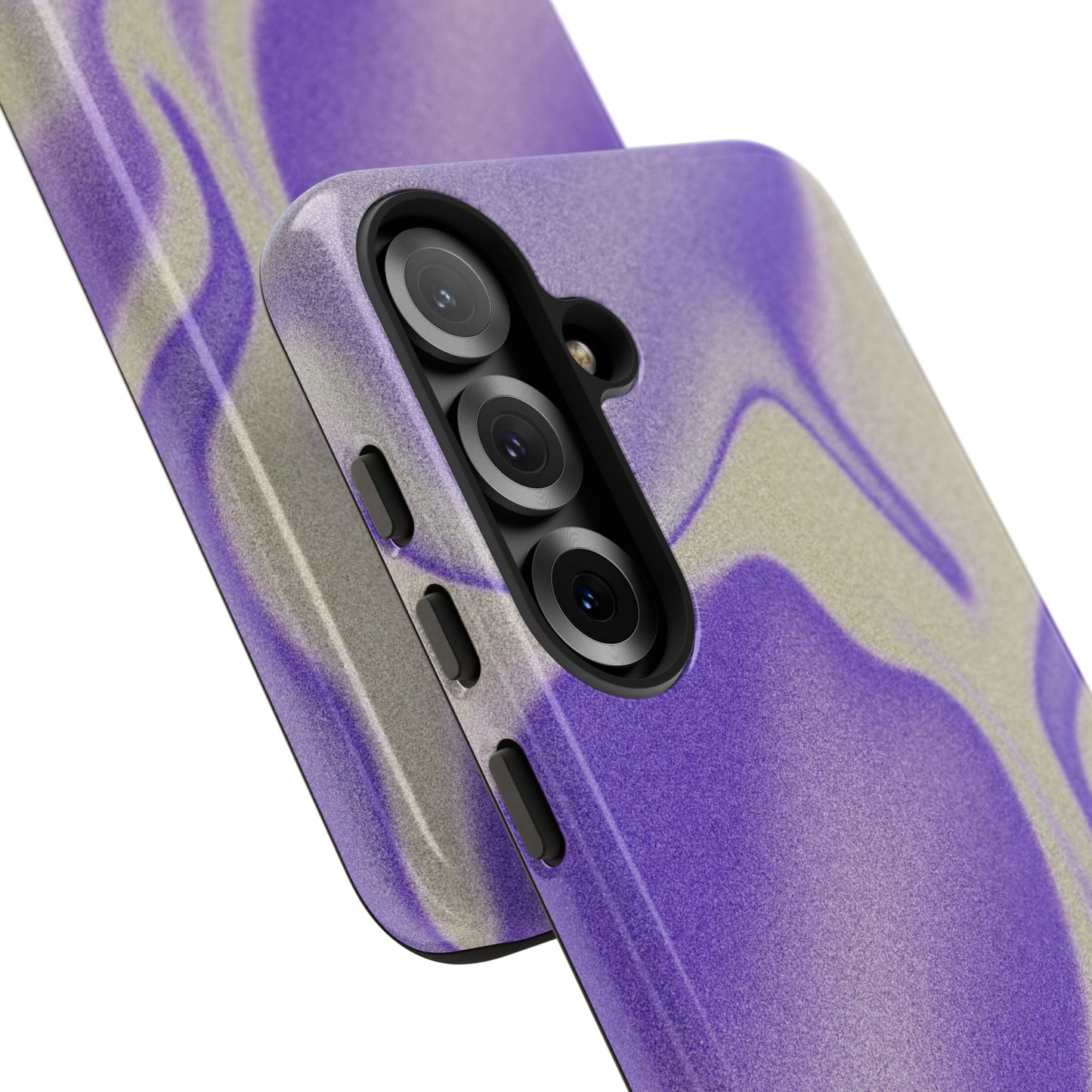 Swirly Case | Coque résistante double protection - Motif vague pourpre