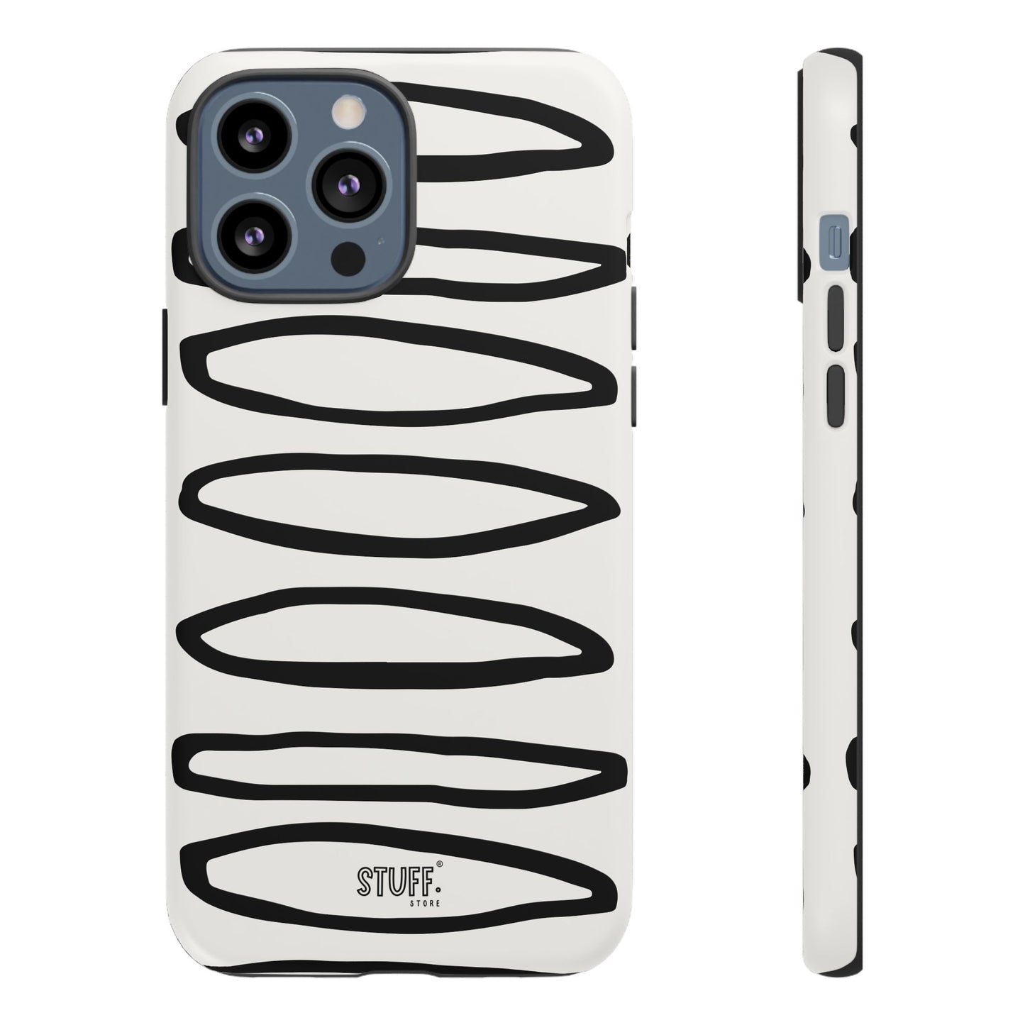 Loopy Case | Coque résistante double protection - Motif cercles abstraits