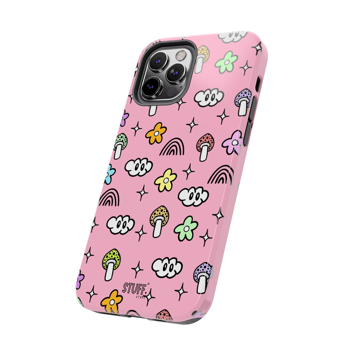 Pixie Case | Coque résistante double protection | Pixie Collection - Pink Matte Effect