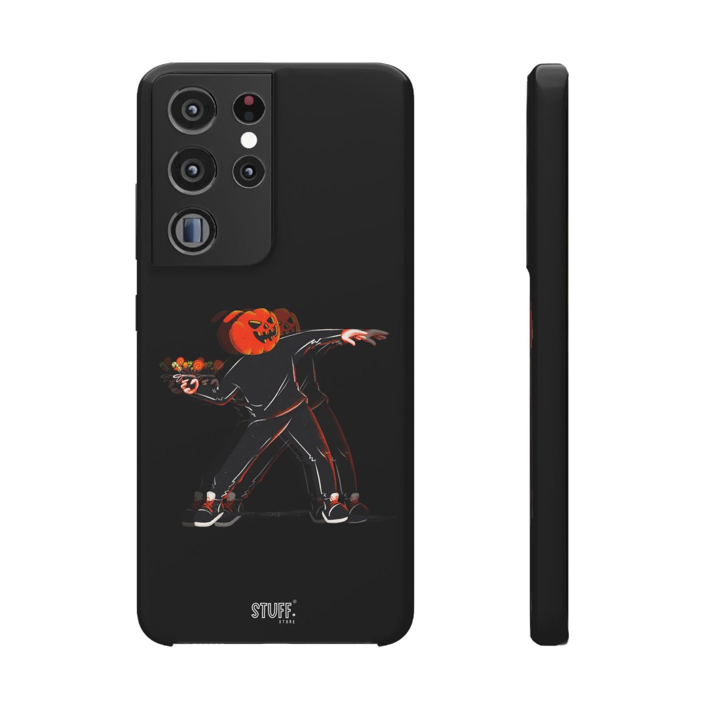 Pumpksy | Coque snap légère et résistante inspiration Banksy – Noir