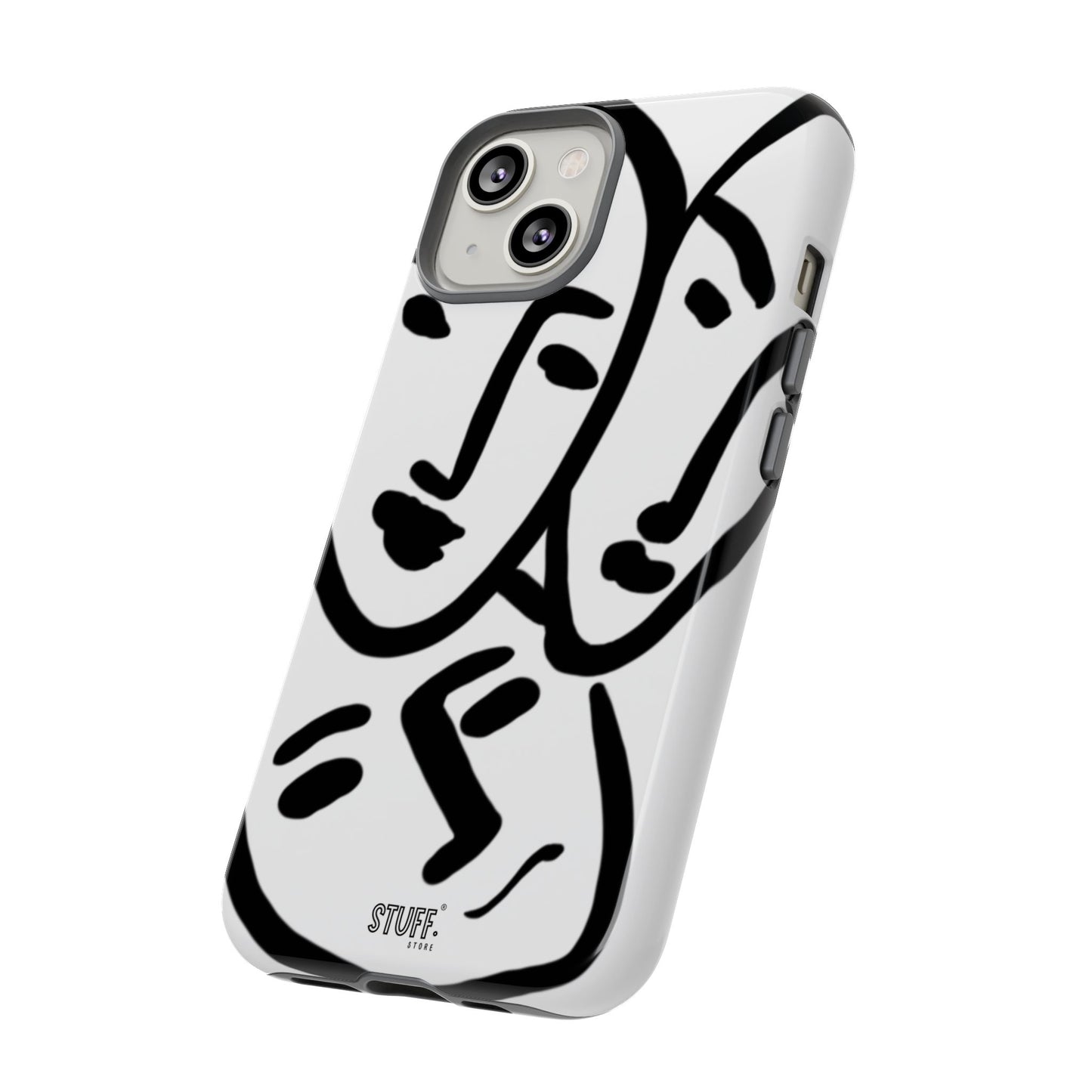 Les Trois Visages | Coque résistante double protection — inspiration Matisse