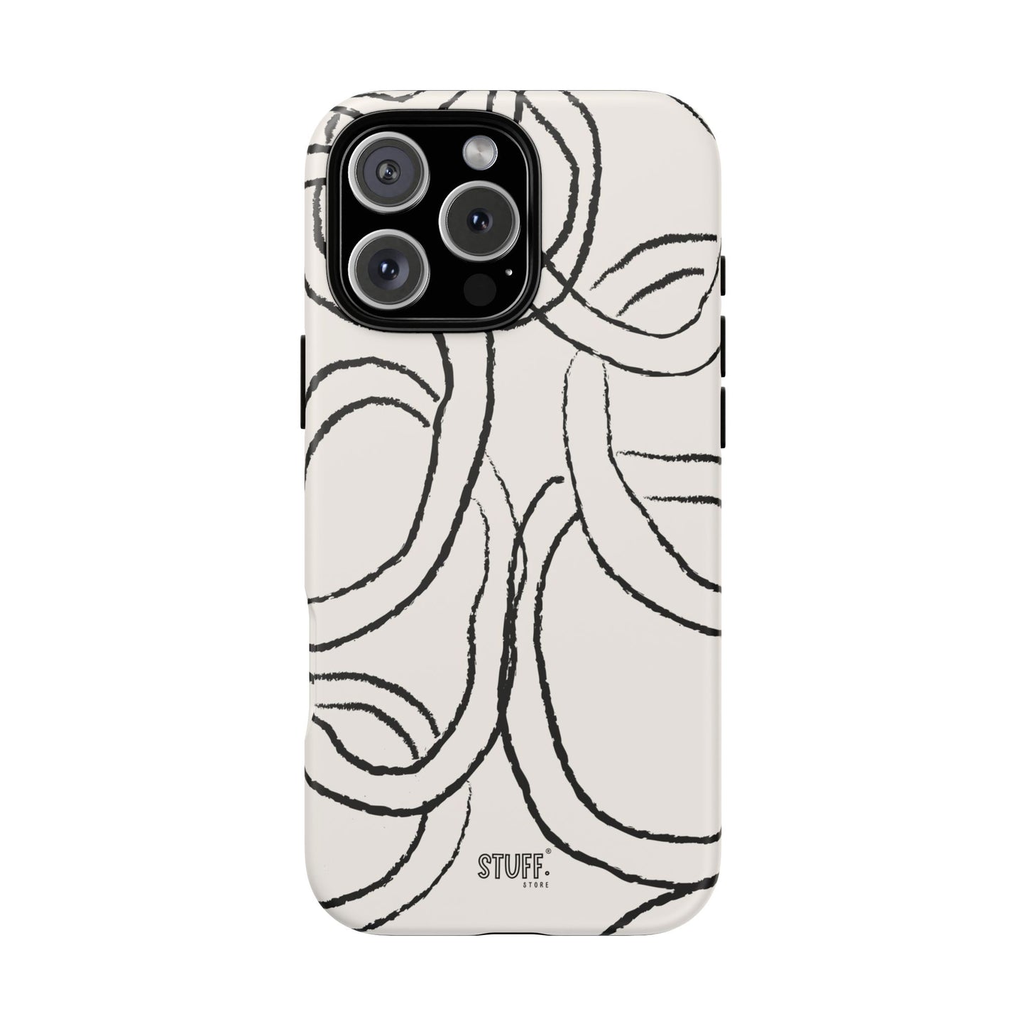 Doodly Case | Coque résistante double protection avec Design Gribouillis Minimaliste