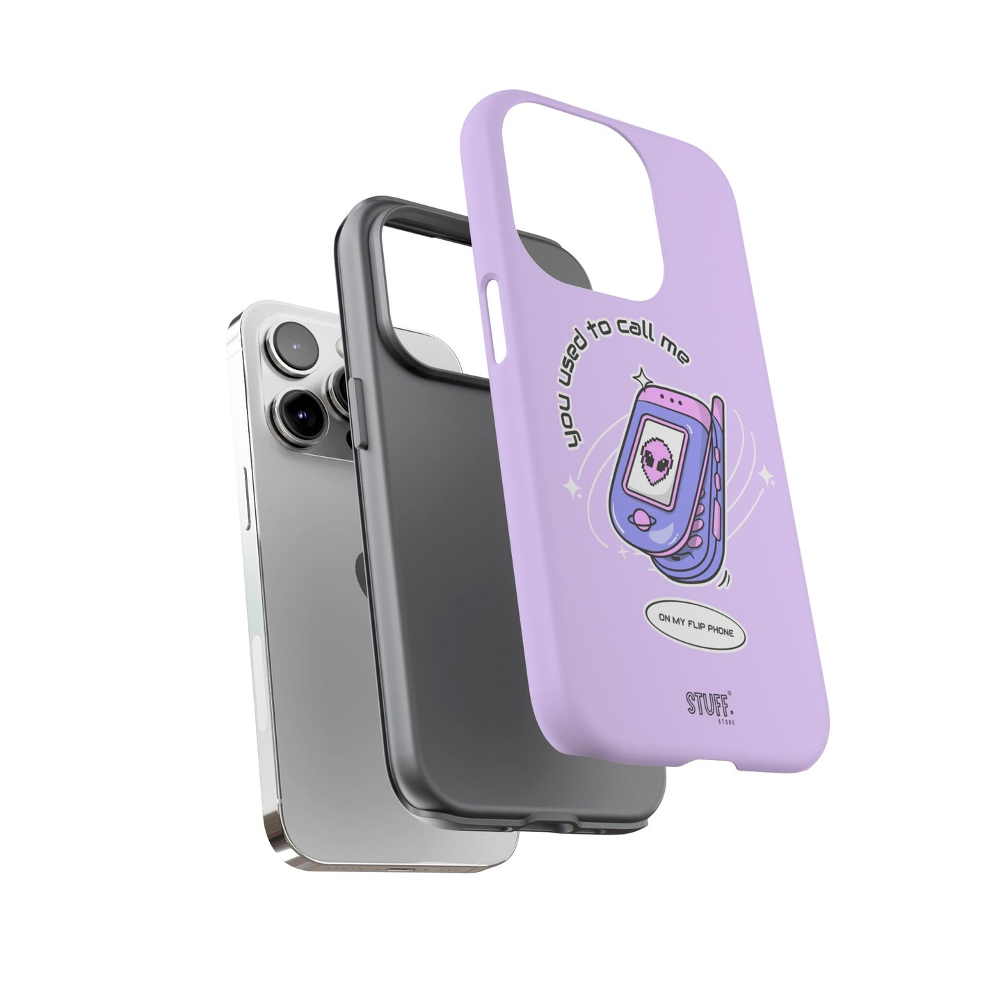Flip Phone Case | Coque résistante double protection avec Design Y2K