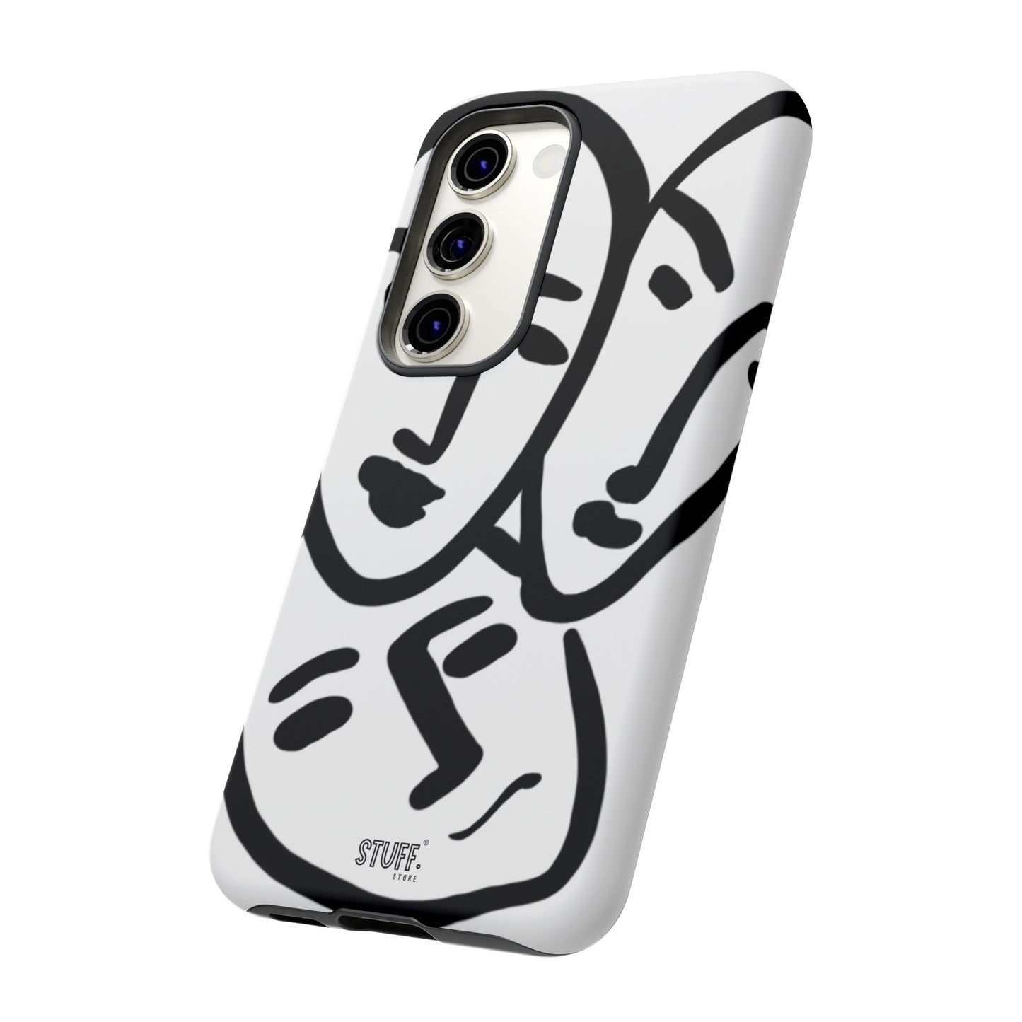 Les Trois Visages | Coque résistante double protection — inspiration Matisse