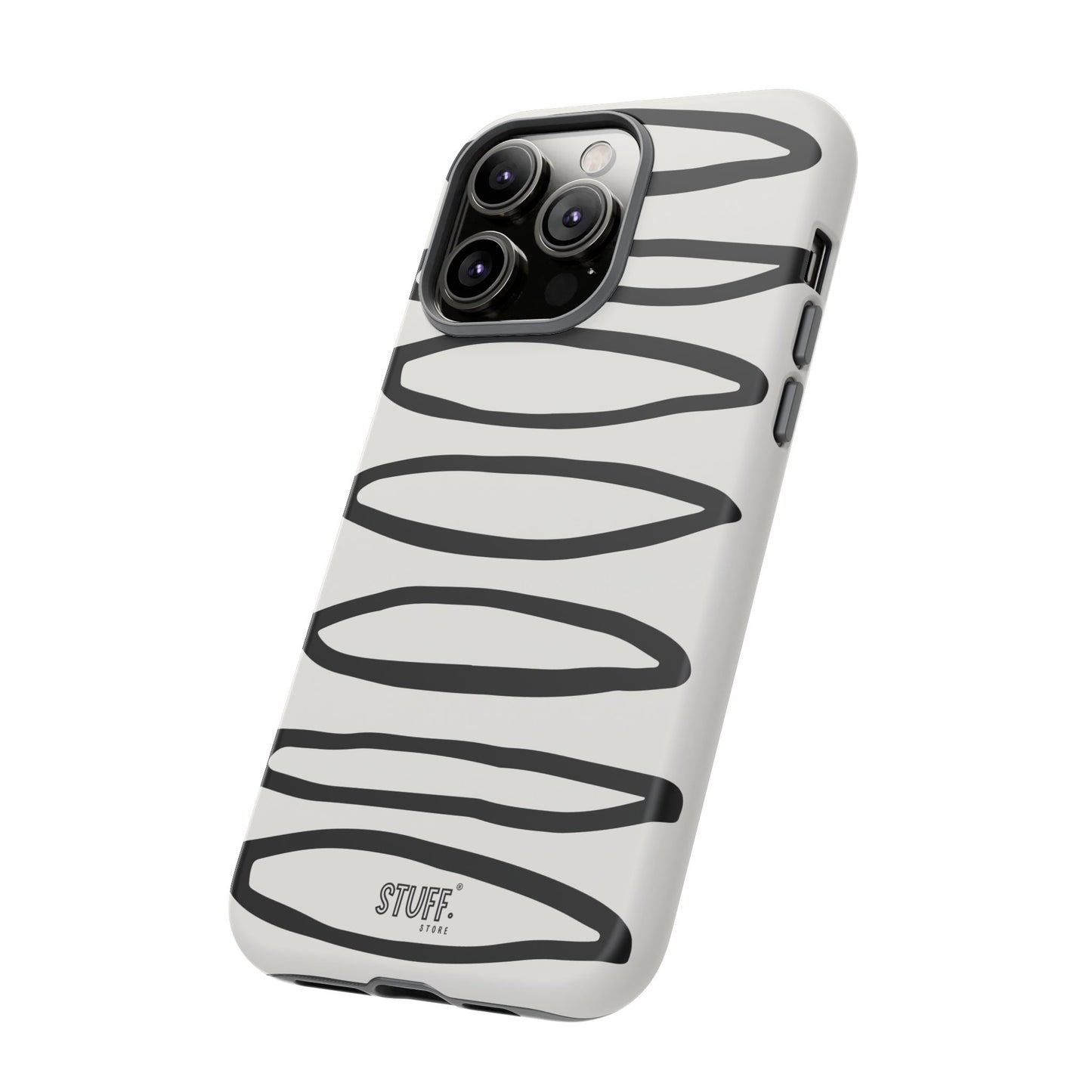 Loopy Case | Coque résistante double protection - Motif cercles abstraits