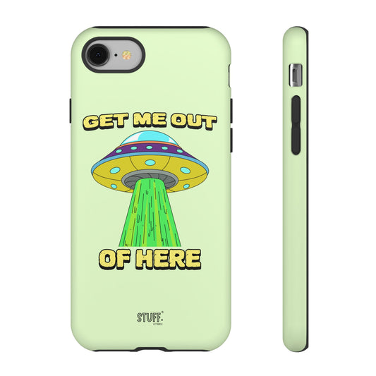 Get Me Out of Here | Coque résistante anti-choc — Vert Menthe
