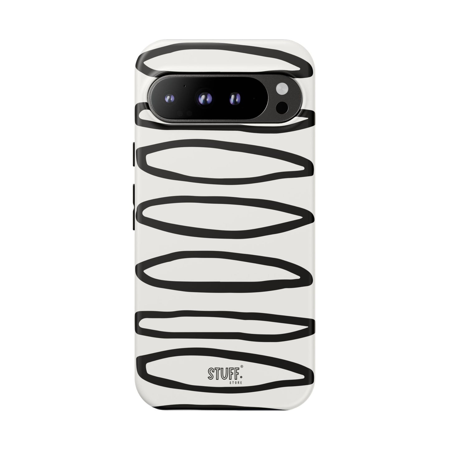 Loopy Case | Coque résistante double protection - Motif cercles abstraits