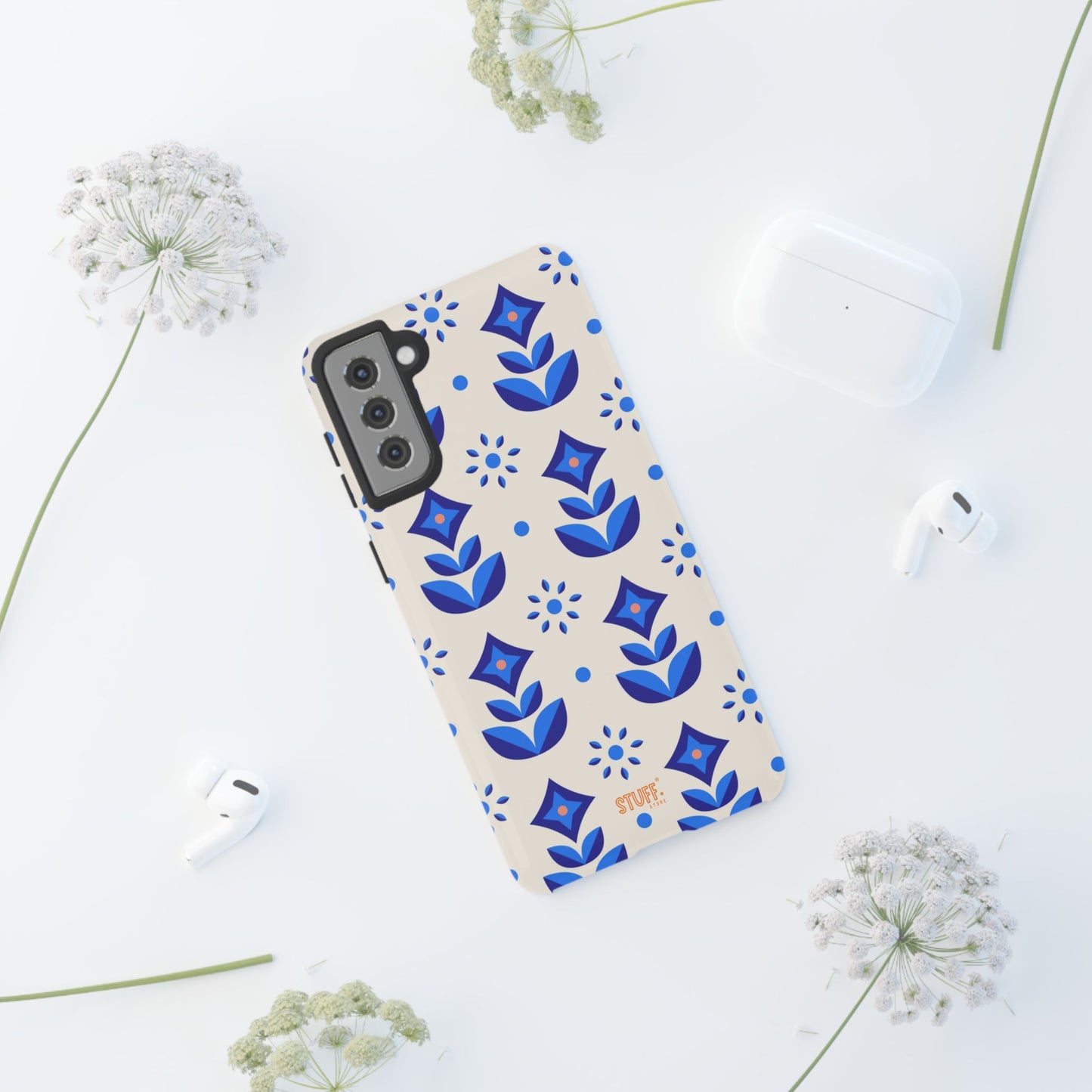 Floral Case | Coque résistante double protection avec Design Fleuri