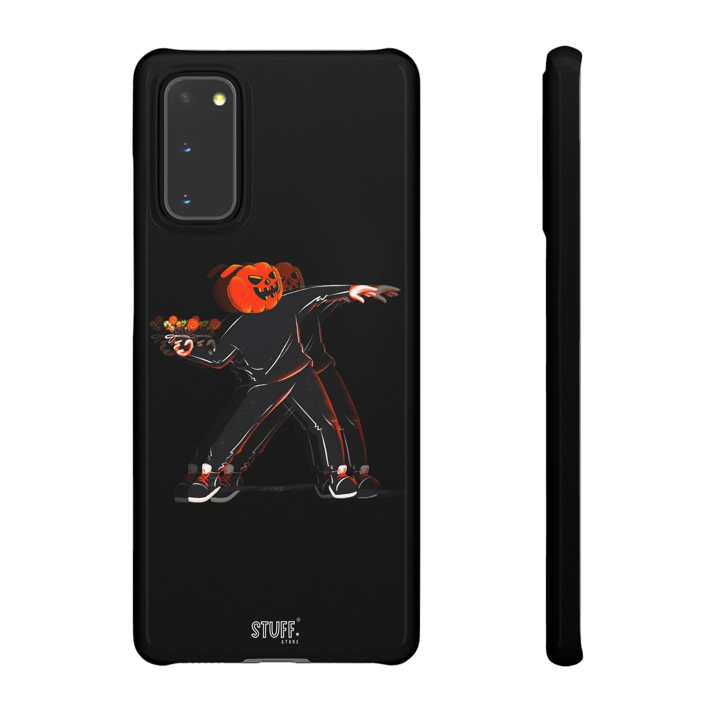 Pumpksy | Coque snap légère et résistante inspiration Banksy – Noir