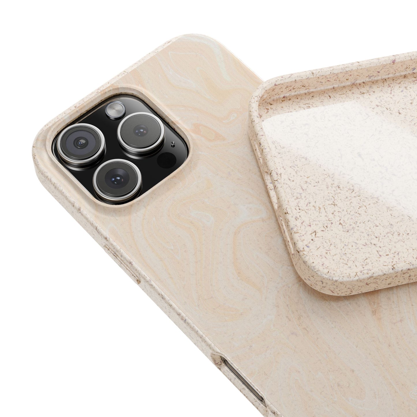 Liquid Marble Case | Coque Eco-Friendly en Bambou et Bioplastique Effet Marbré - Disponible avec Emballage Cadeau
