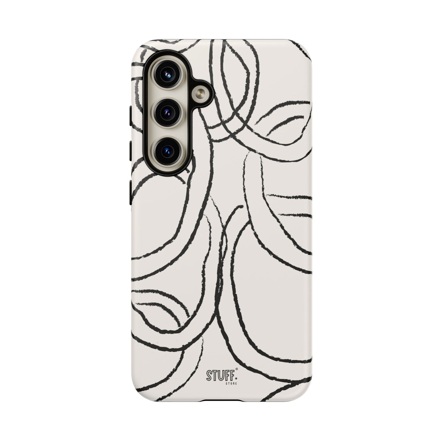 Doodly Case | Coque résistante double protection avec Design Gribouillis Minimaliste