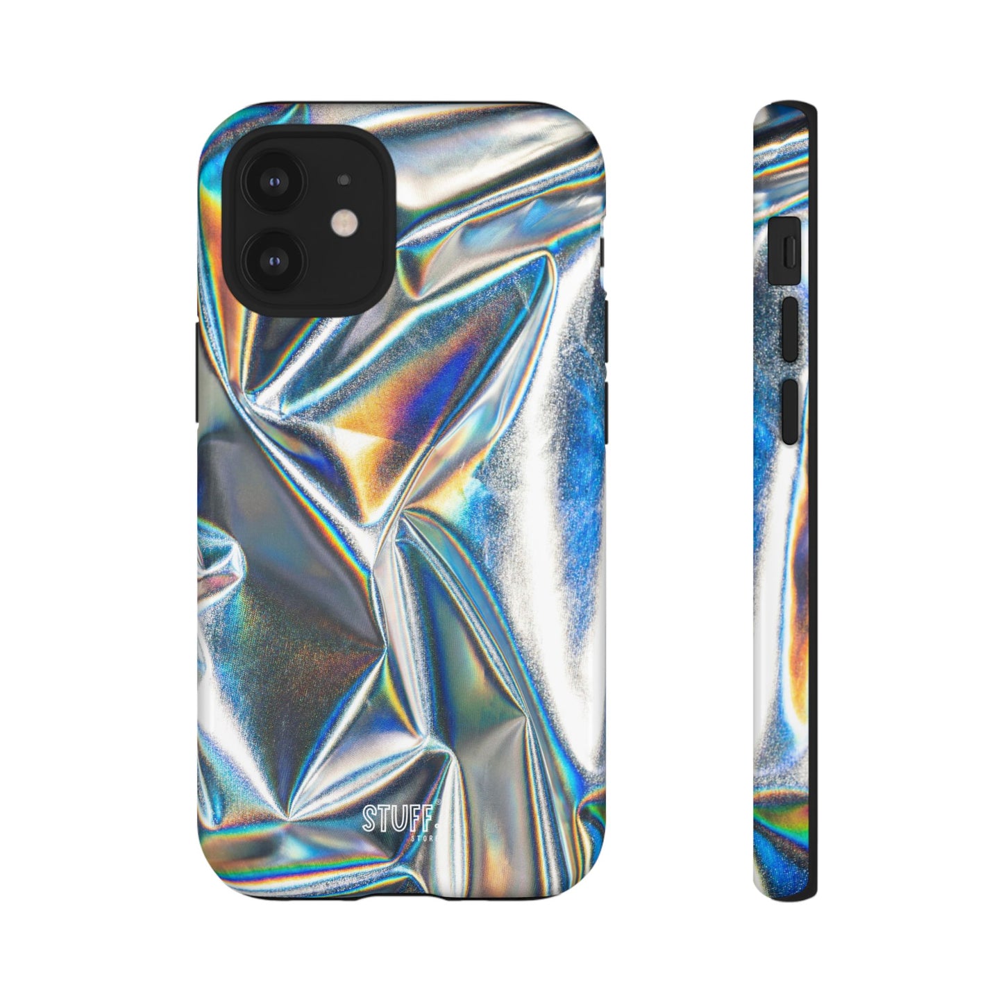 Metallic Case | Coque résistante double protection anti-choc - Effet Métallique