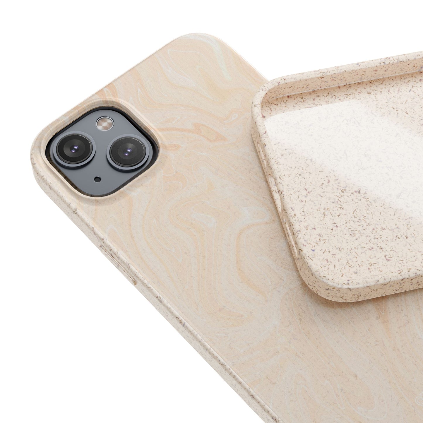 Liquid Marble Case | Coque Eco-Friendly en Bambou et Bioplastique Effet Marbré - Disponible avec Emballage Cadeau