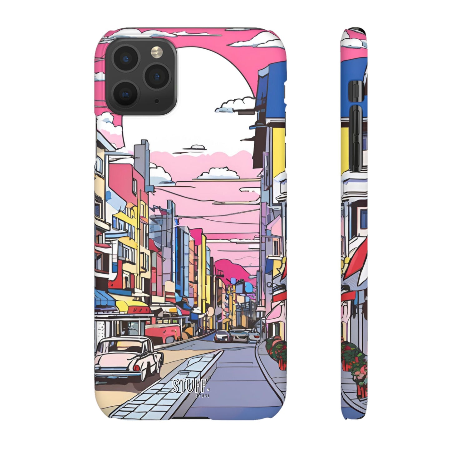 Pop Art Sunset | Coque snap légère et résistante inspiration Lichtenstein
