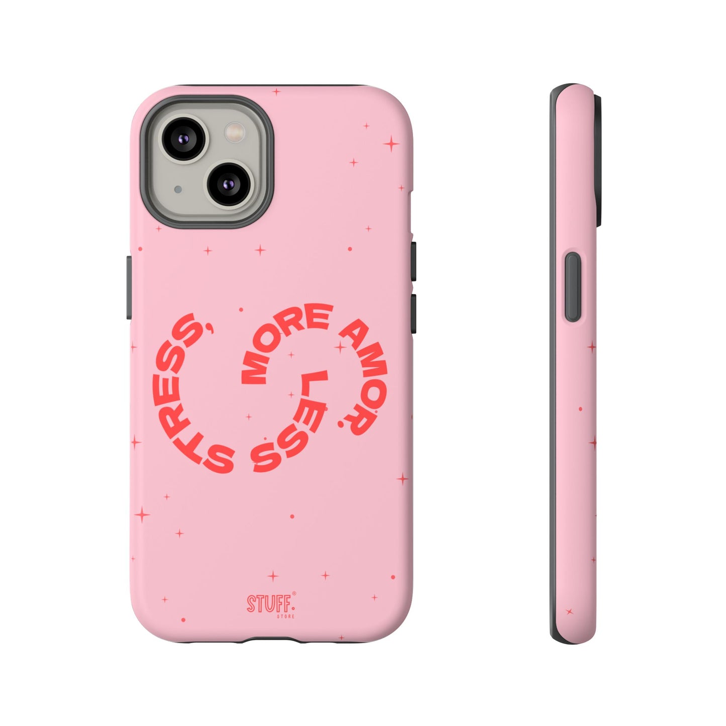 More Amor Case | Coque résistante double protection avec phrase Bienveillante