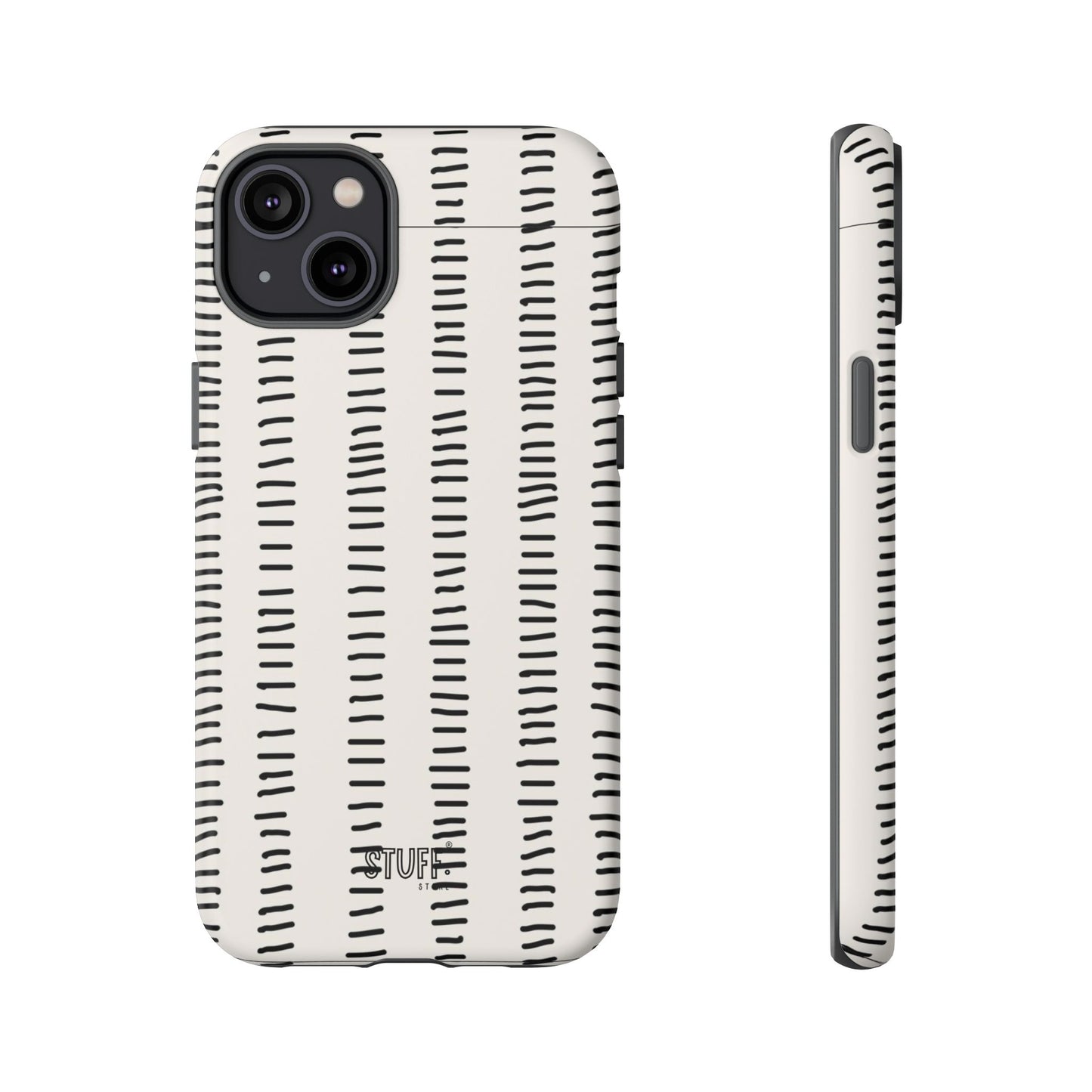 Striped Case | Coque résistante double protection antichoc - Design Minimaliste