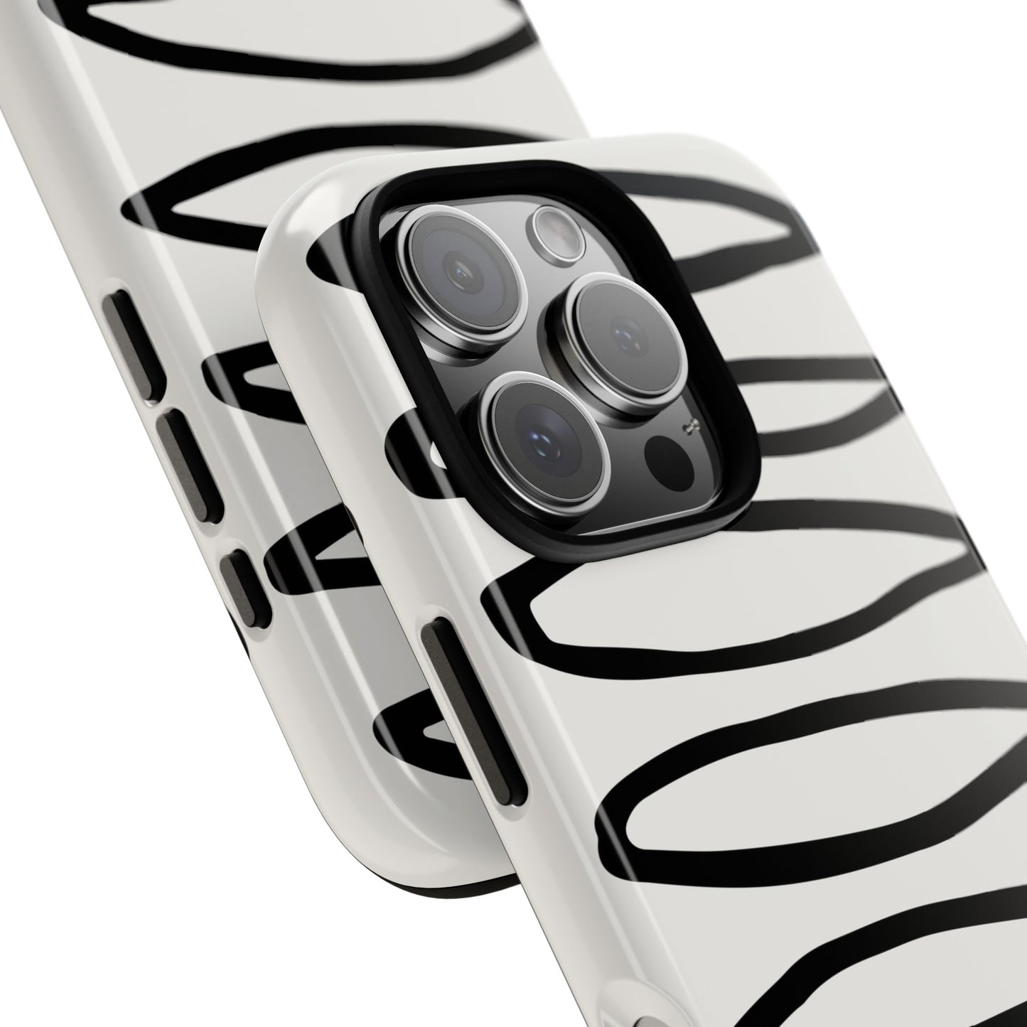 Loopy Case | Coque résistante double protection - Motif cercles abstraits