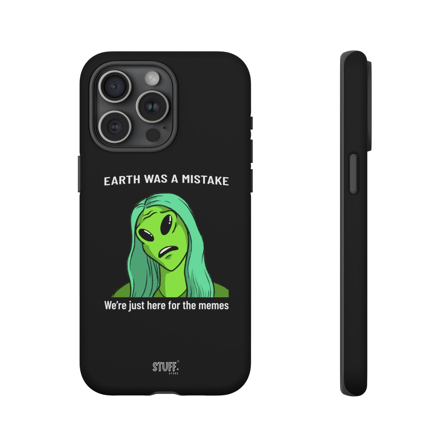 Meme Liking Alien Case | Coque résistante double protection pour les amateurs de Pop Culture