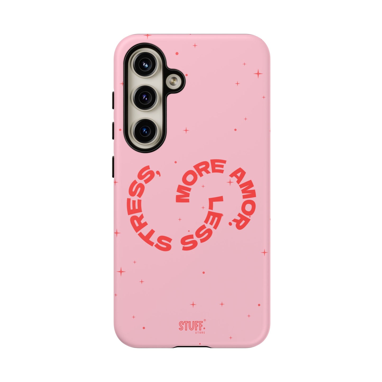 More Amor Case | Coque résistante double protection avec phrase Bienveillante