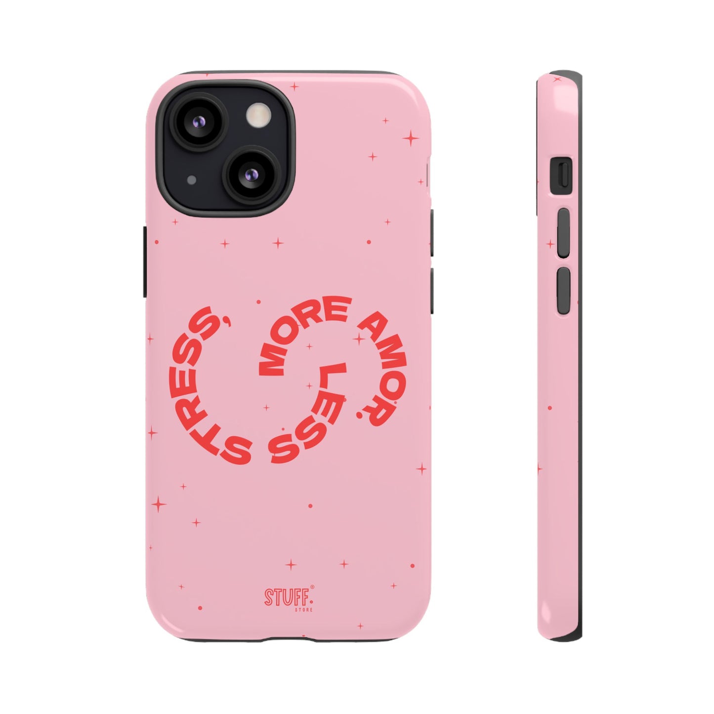 More Amor Case | Coque résistante double protection avec phrase Bienveillante