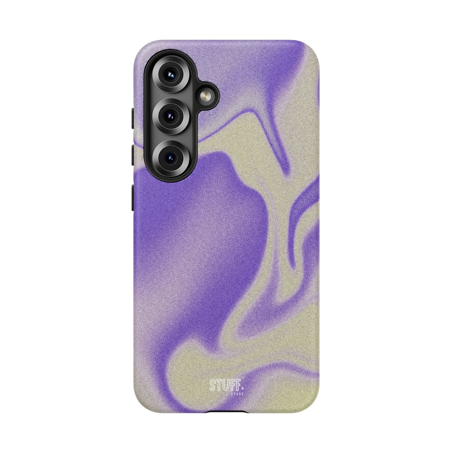 Swirly Case | Coque résistante double protection - Motif vague pourpre