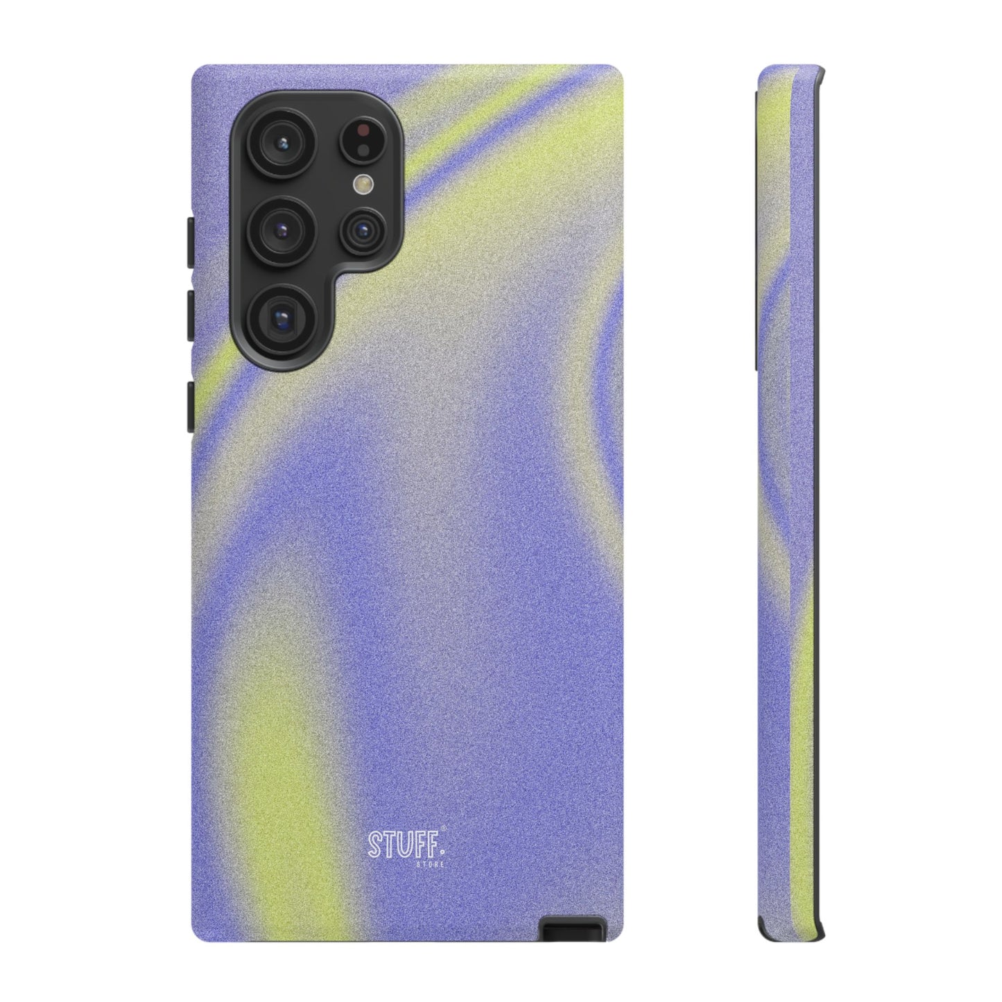 Vibrant Case | Coque résistante double protection anti-choc - Violet & Jaune